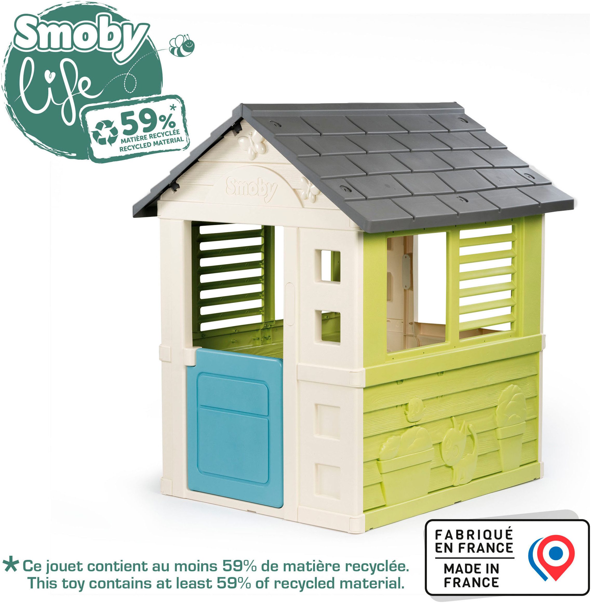 Smoby Spielhaus Smoby Life, Spielhaus Jolie, UV- und witterungsbeständig; Made in Europe