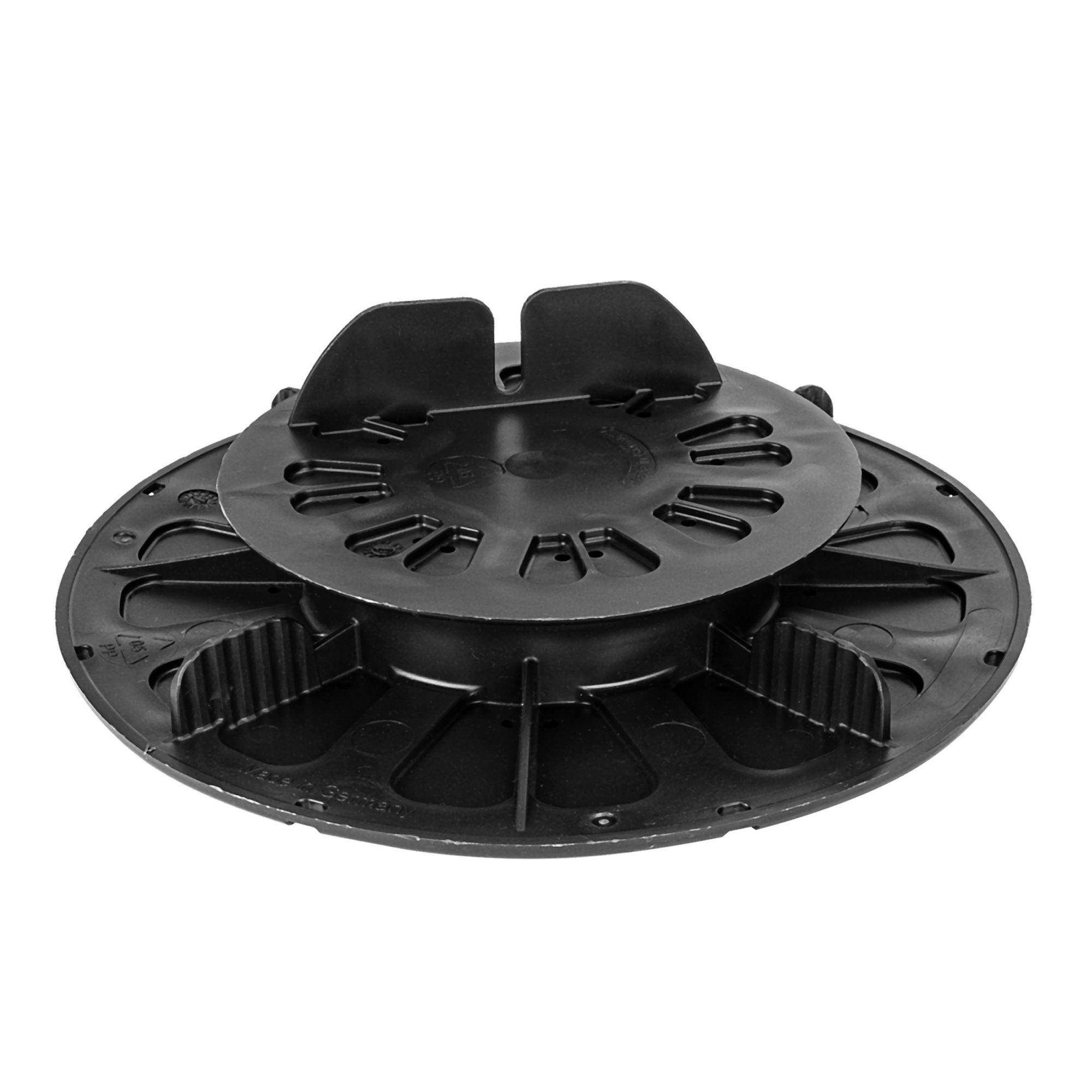 Gartenwelt Riegelsberger Stellfuß PREMIUM Terrassenlager Holz WPC ALU Stelzlager Balkenlager verstellbar