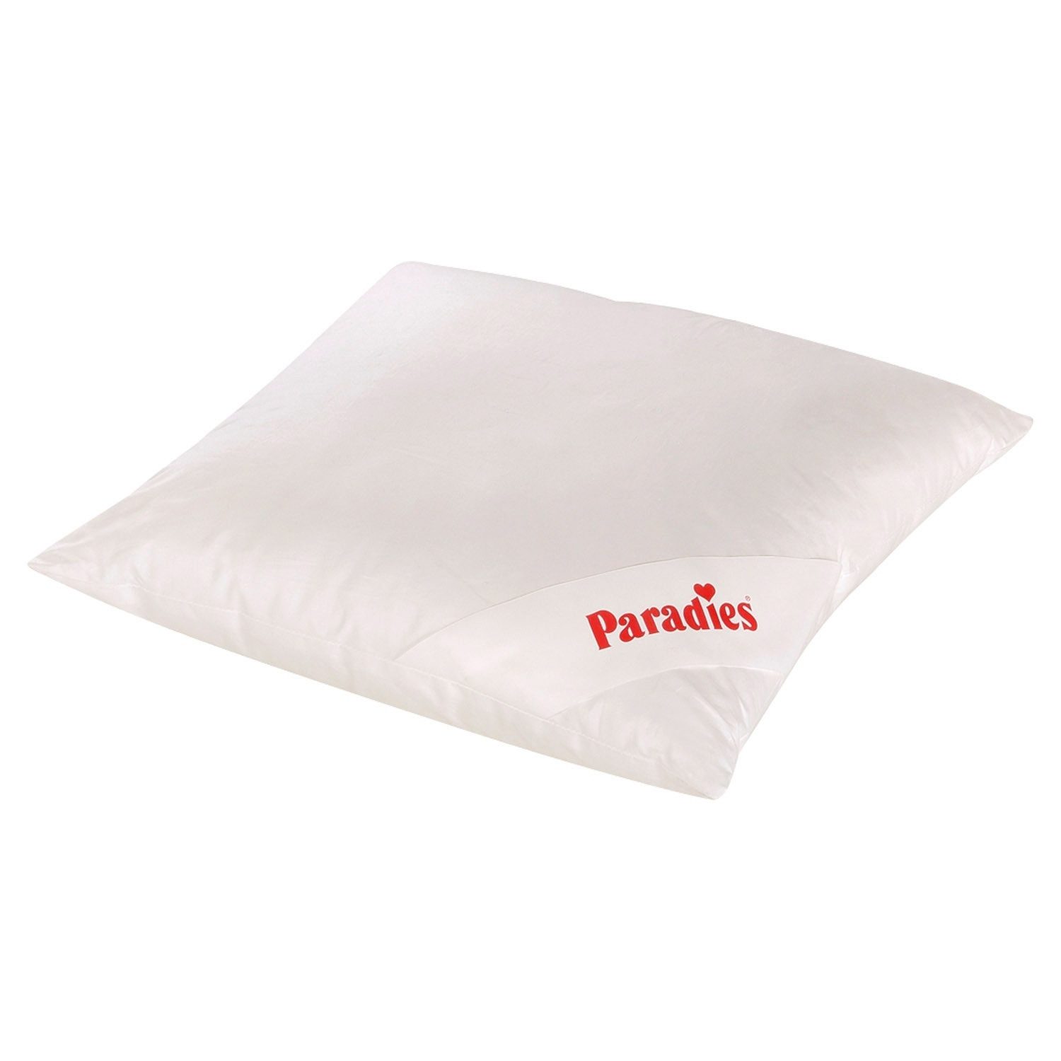 Paradies Kopfkissen SOFTI, 50 x 50 cm, Weiß, Waschbar bei 60 °C, Füllung: Polyester, Bezug: Baumwolle, Bauchschläfer, Rückenschläfer, Seitenschläfer, Aloe Vera Veredelung