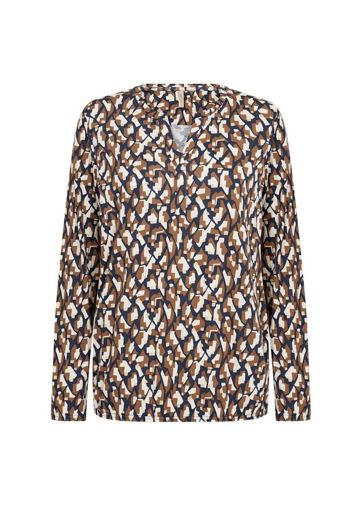 soyaconcept Langarmbluse SC-FELICITY AOP 527 NAVY BLAZER COMBI günstig online kaufen