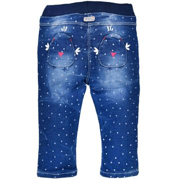 BONDI Trachtenlederhose BONDI Baby Mädchen Jeans 'Cherry' 86596 - Blau, K