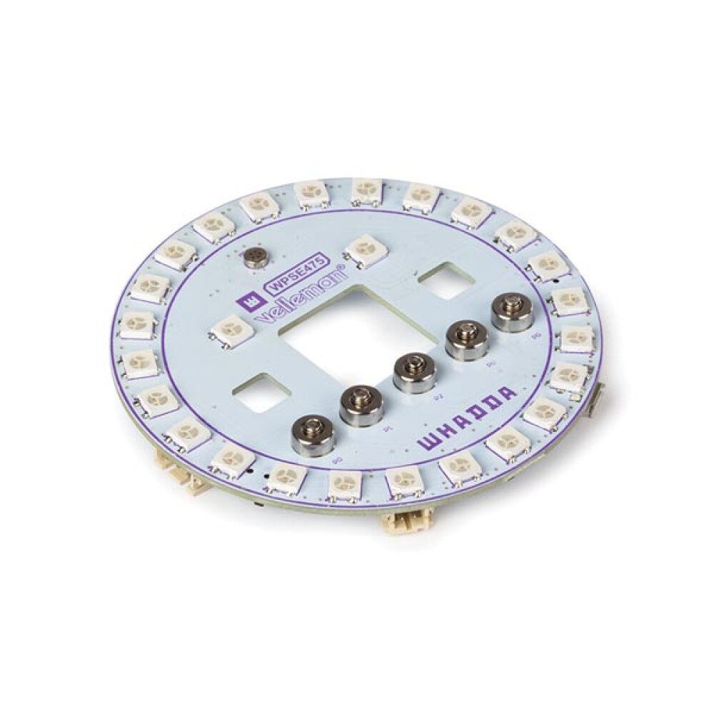 Whadda LED Dekolicht Eignet sich ideal für Ihre Micro:Bit-Projekte. Das RGB-LED-Ring-Shiel