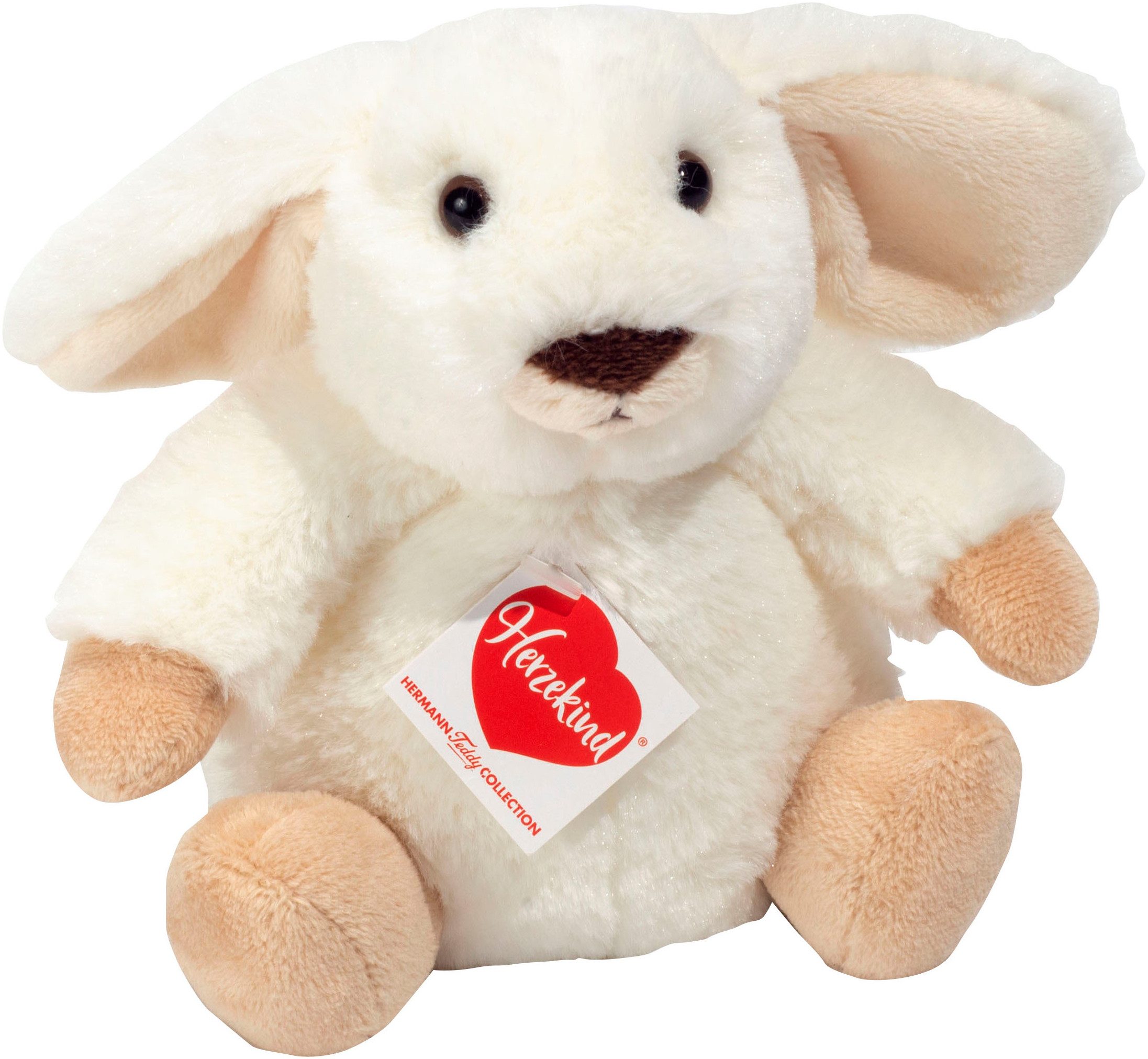Teddy Hermann® Kuscheltier Häschen Poppi weiß 15 cm