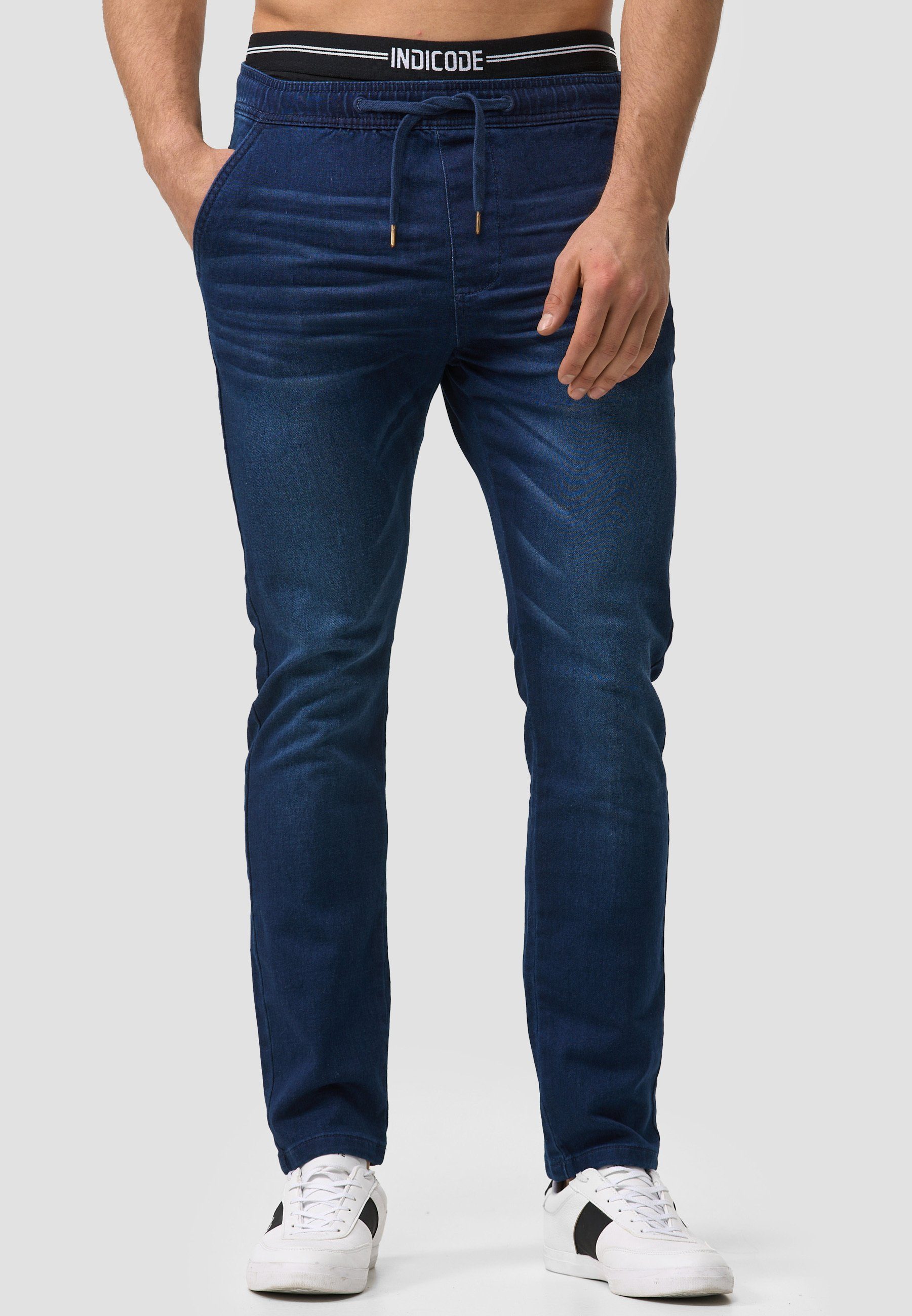 Indicode Bequeme Jeans Alban Blue | Straight-Fit Jeans