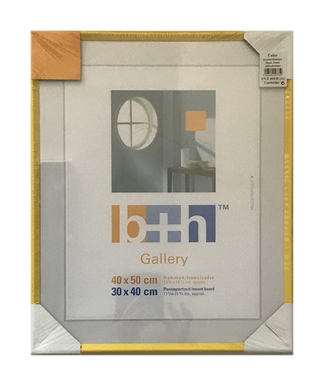 Oslo MasterLine Einzelrahmen Bilderrahmen 40 x 50 cm Kunststoff, Echtglas, Hoch- und Querformat, 40 x 50 cm grün - Puzzlerahmen - patentiertes Aufhängesystem