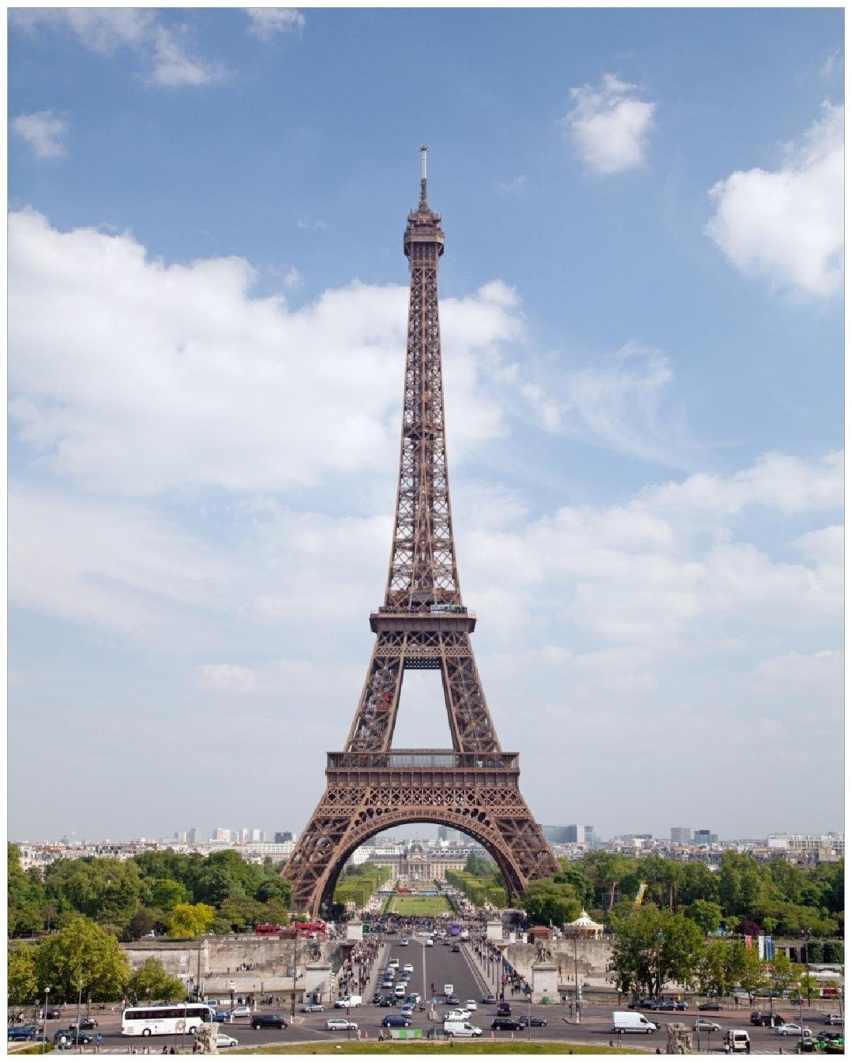 Wallario Poster, Eiffelturm in Paris, in verschiedenen Ausführungen