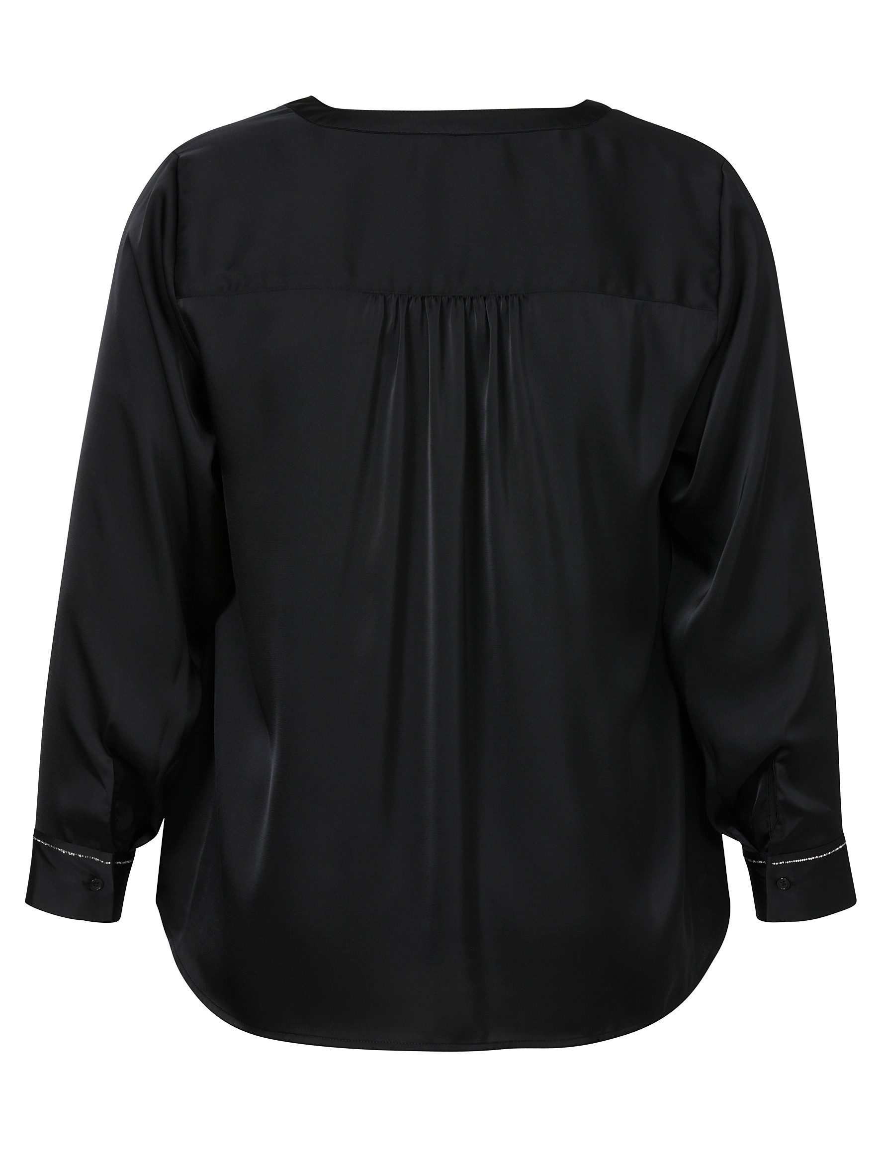 VIA APPIA Langarmbluse Bluse V-Ausschnitt 1/1 Arm