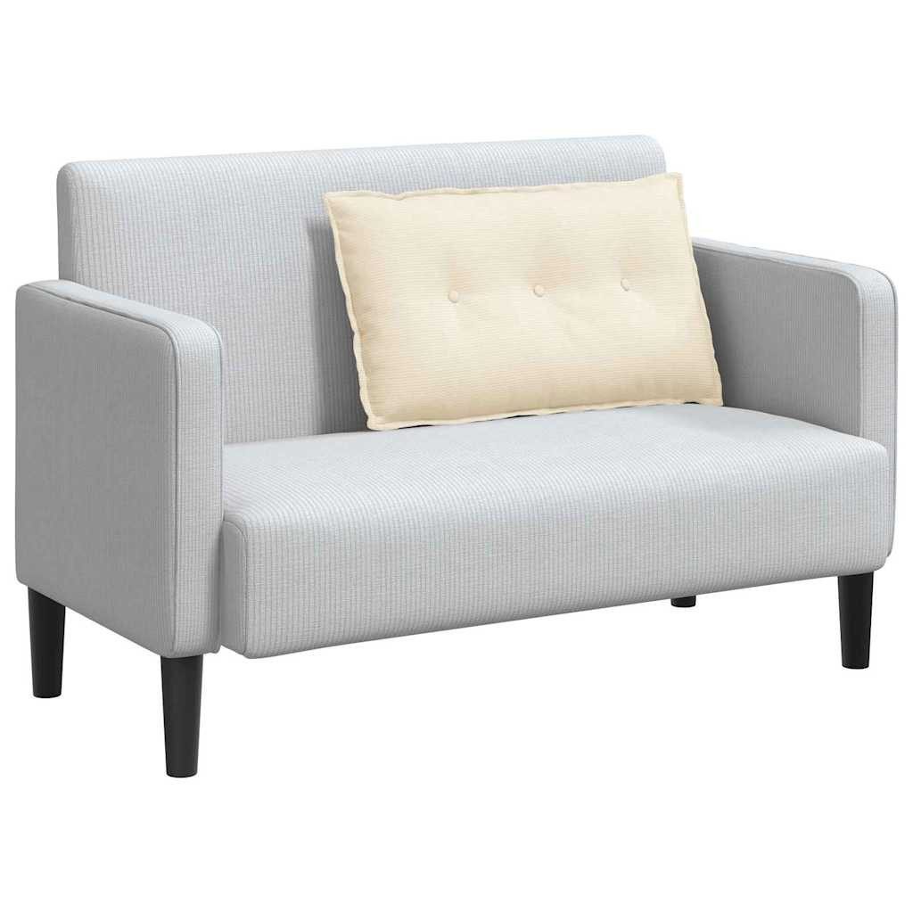 vidaXL Rückenkissen Rückenkissen Creme 80 x 50 cm Cordstoff, 1-tlg.
