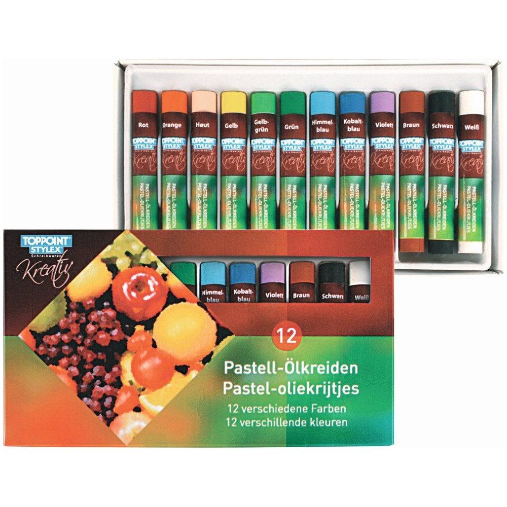 Schulheft Pastell-Ölkreiden