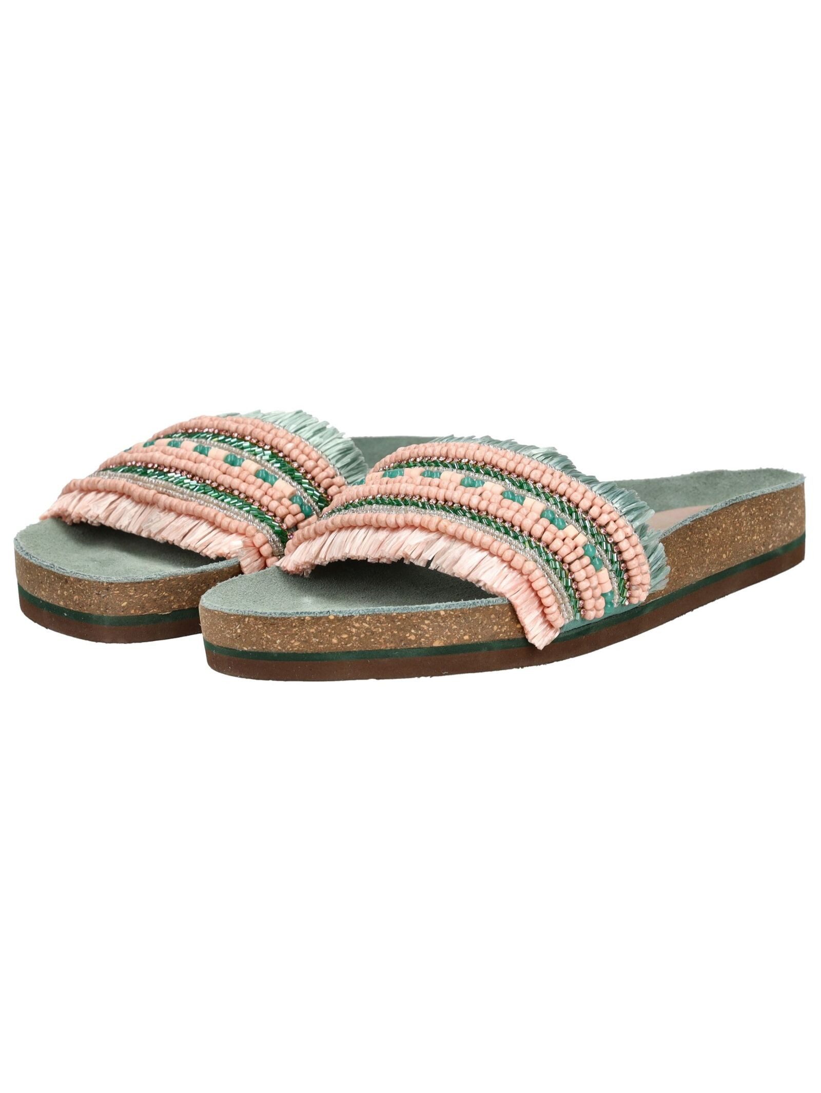 Lazamani Lazamani Pantoletten Leder Pantolette
