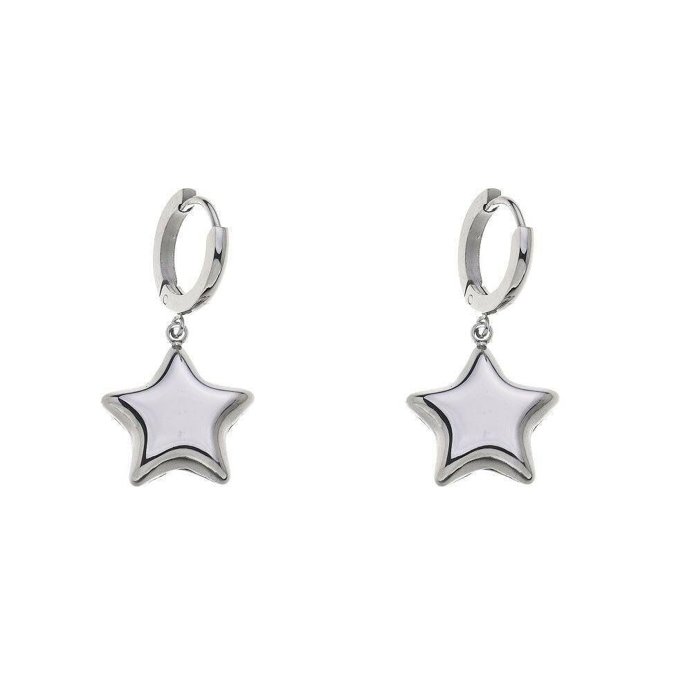 Brise Schmuck Paar Ohrstecker Damen-Edelstahlohrringe in Silber · Paar · 1,5 cm, 100 % Edelstahl · Silber · ca. 1,5 cm · Stern-Motiv