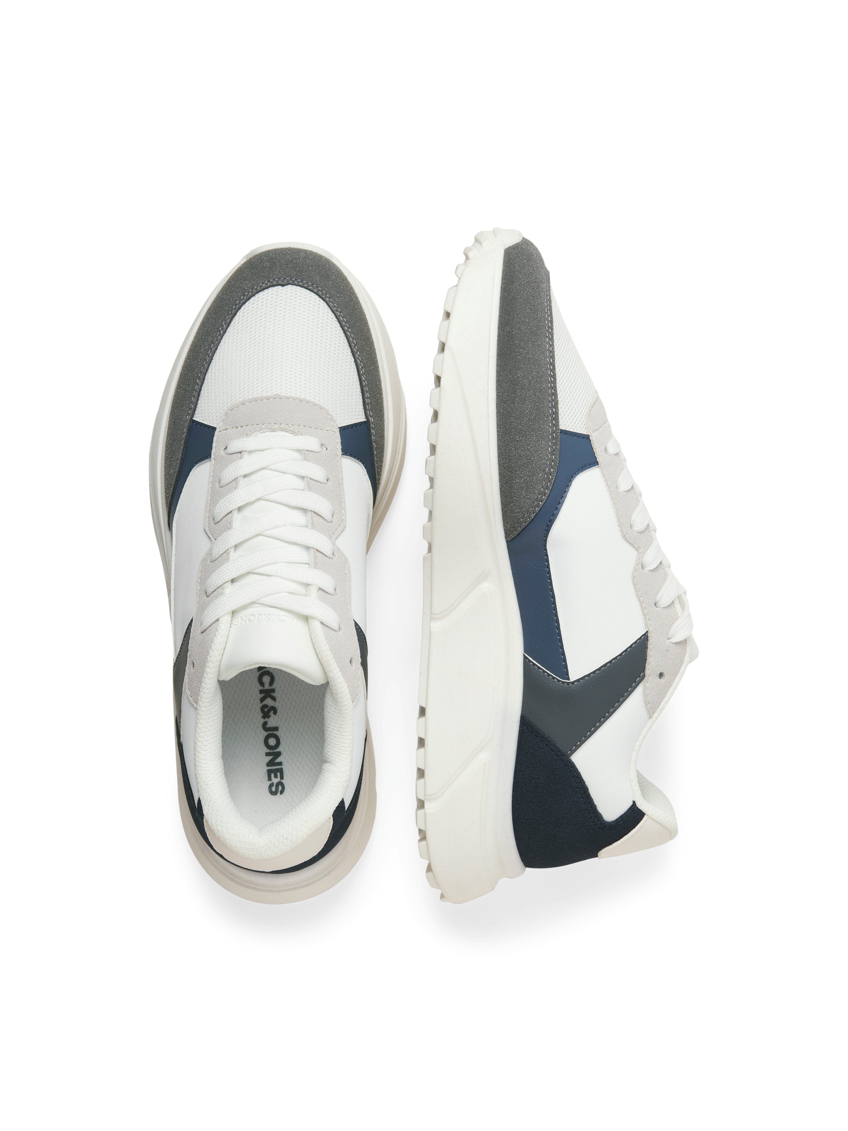 Jack & Jones JFWASPIRE Sneaker Plateausneaker, Schnürschuh, Freizeitsneaker mit leichter Laufsohle