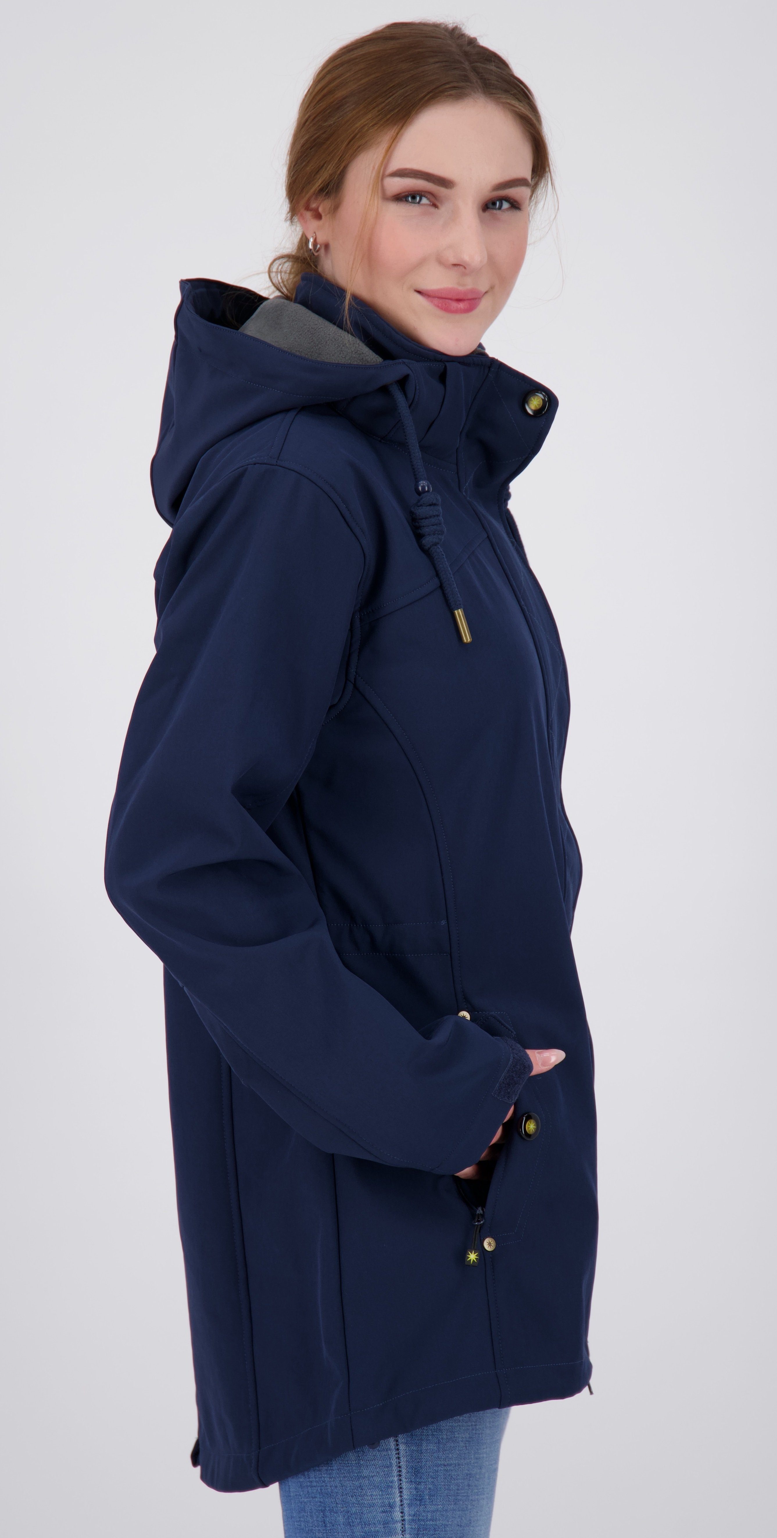 Großen PEAK auch in navy WOMEN Active DEPROC erhältlich Softshellmantel Größen ROBSON