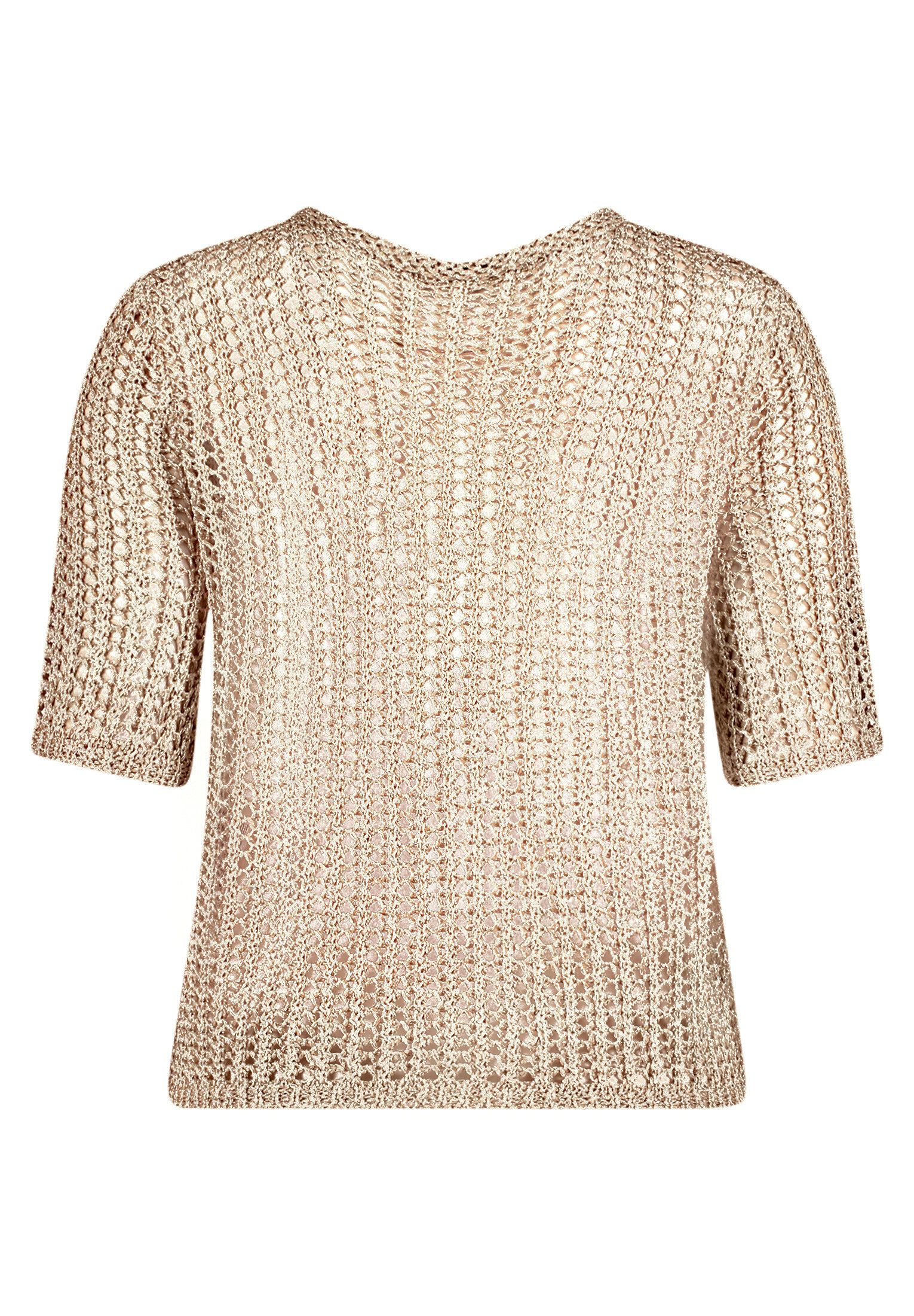 Betty Barclay Kurzarmshirt Damen mit Lochmuster (1-tlg)