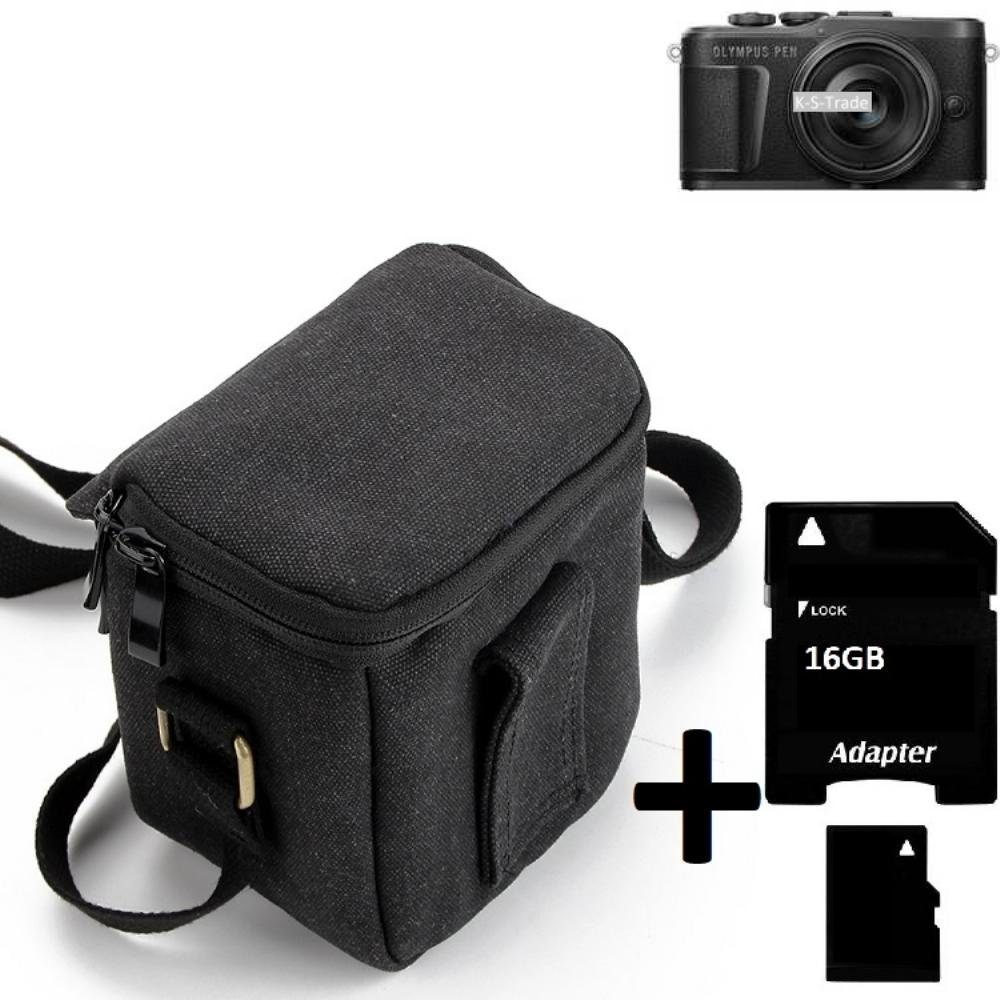 K-S-Trade Kameratasche für Olympus PEN E-PL10, Umhängetasche Schulter Tasche  Tragetasche Kameratasche Fototasche