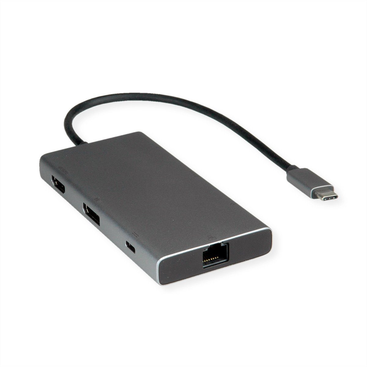 USB Typ C Dockingstation, HDMI+DP 4K60 Computer-Adapter