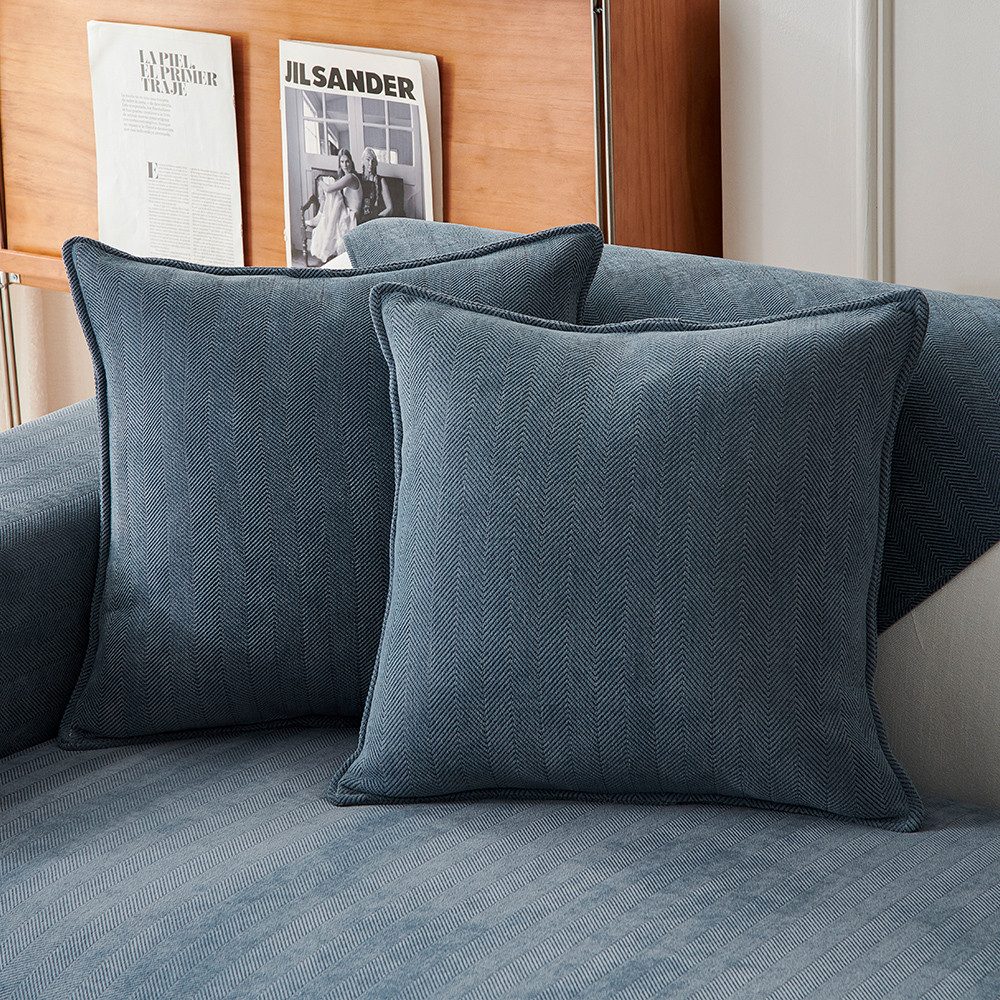 TUWENA Sofahusse Sofabezug rutschfeste Couch überzug Sofadecke,Sofa Sitzkissenbezug, Sofaschutz1 2 3 4-Seater L Shape Sofaschoner