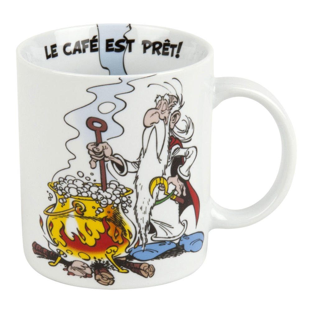 Könitz Becher Asterix Le Café Est Prêt, Porzellan