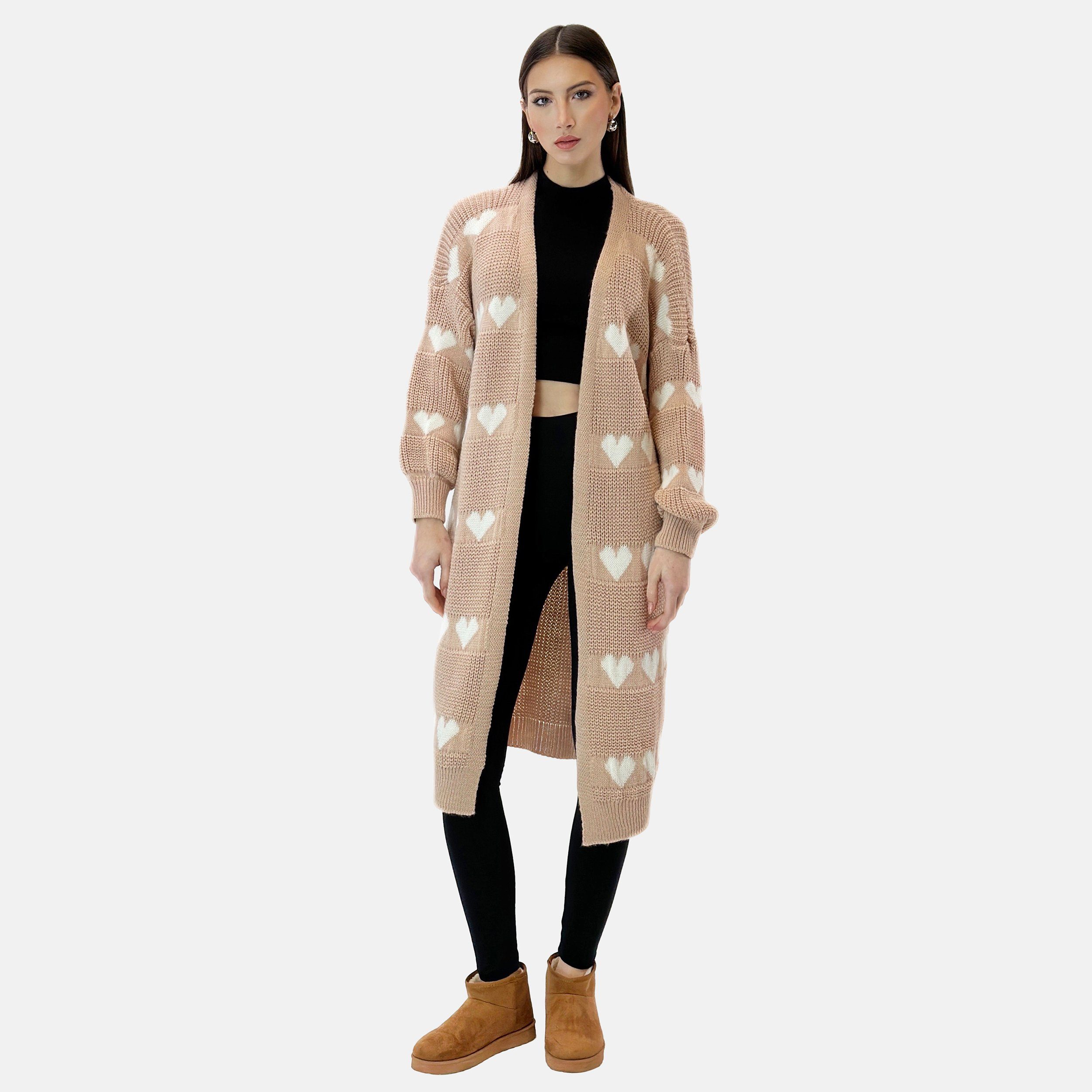 Elara Cardigan Elara Langer Damen Cardigan günstig online kaufen