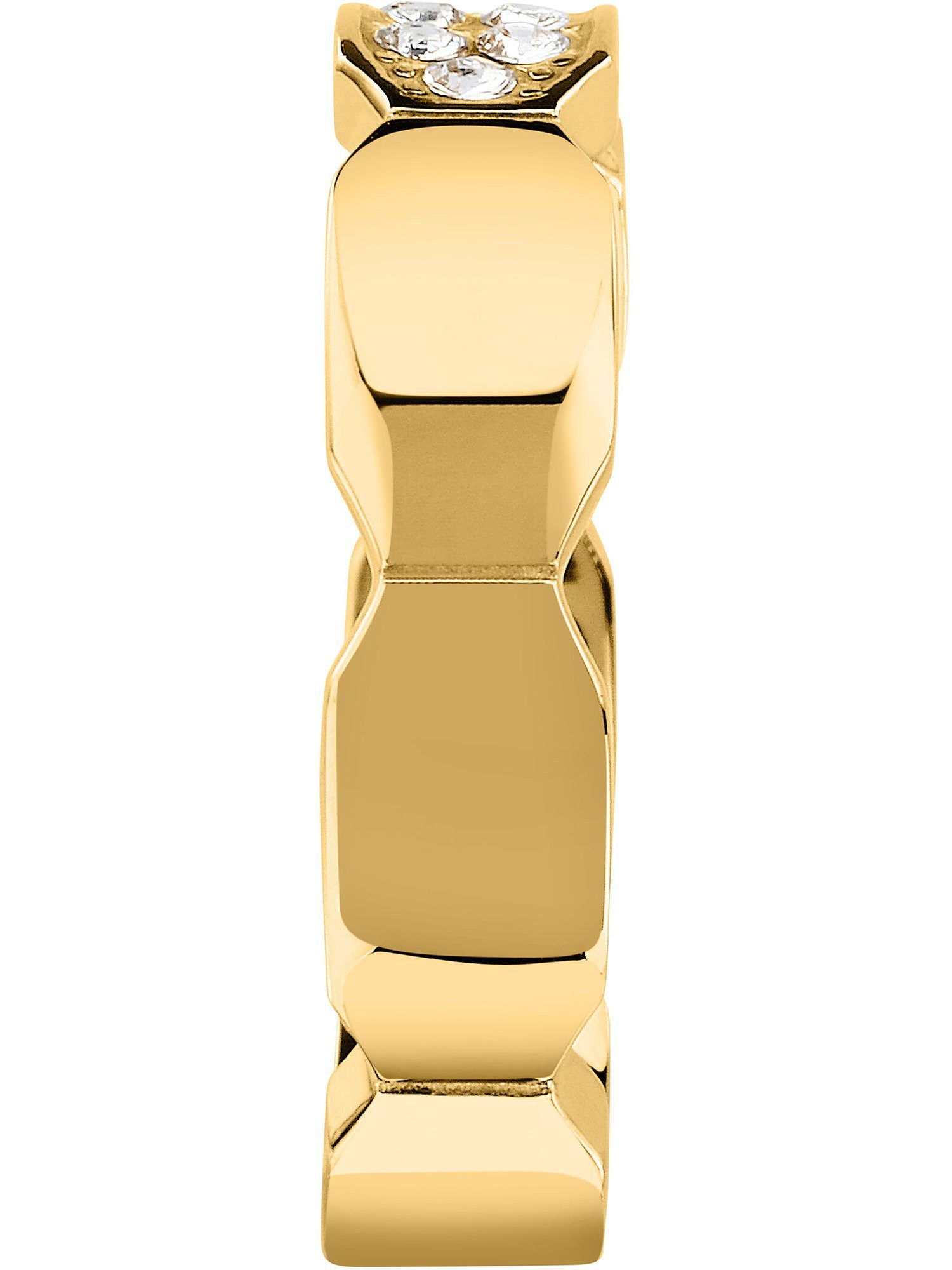 KARL LAGERFELD Fingerring Karl Lagerfeld Damen-Damenring Edelstahl Kristall, Kristall