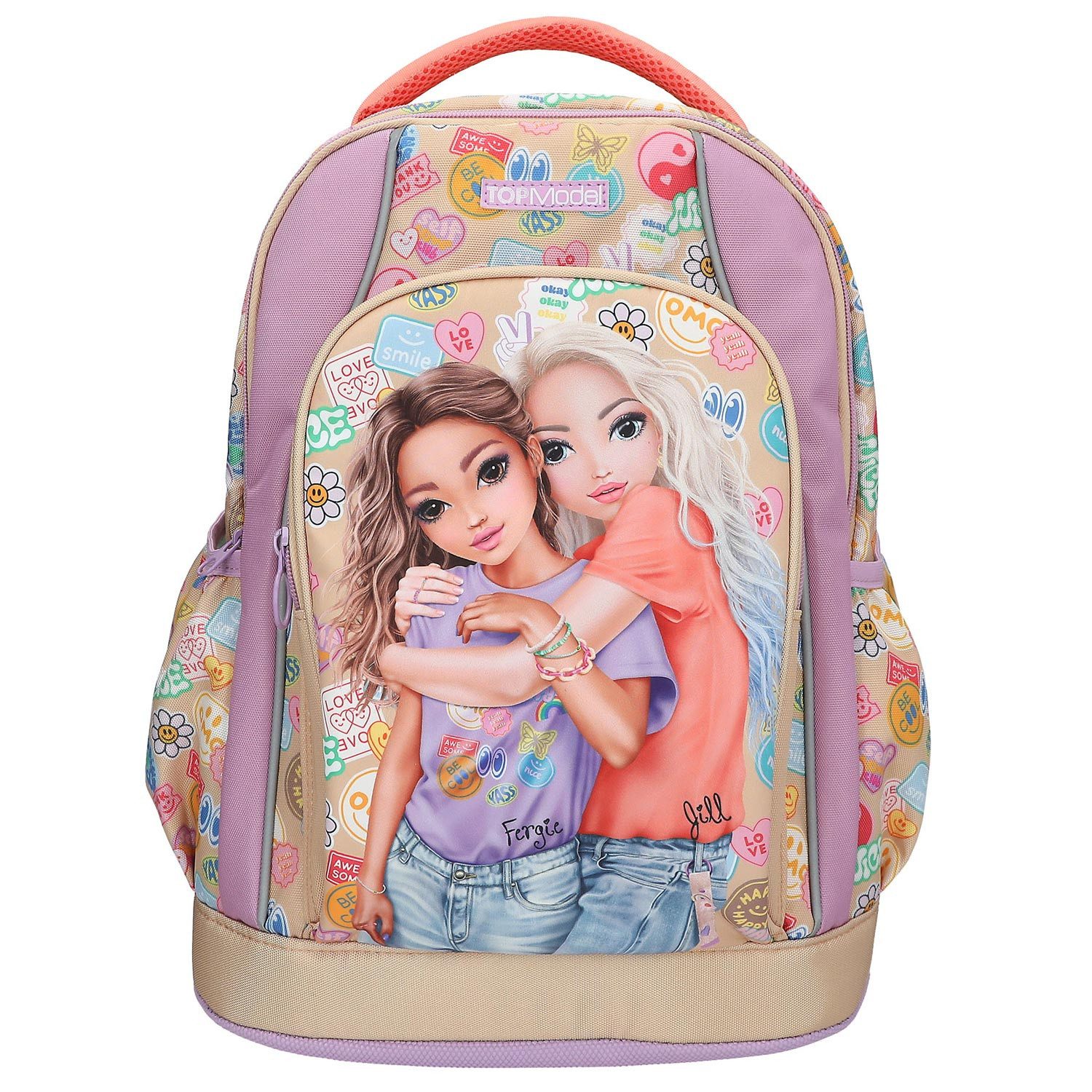 Depesche Geldbörse Depesche Schulrucksack TOPModel GIRL POWER 26-beige