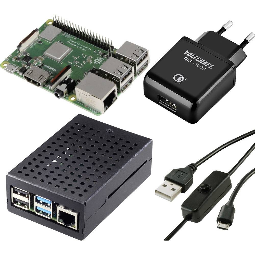 TRU COMPONENTS Raspberry Pi® 3 B+ (1 GB Barebone-PC, 4 GHz ausgestattet