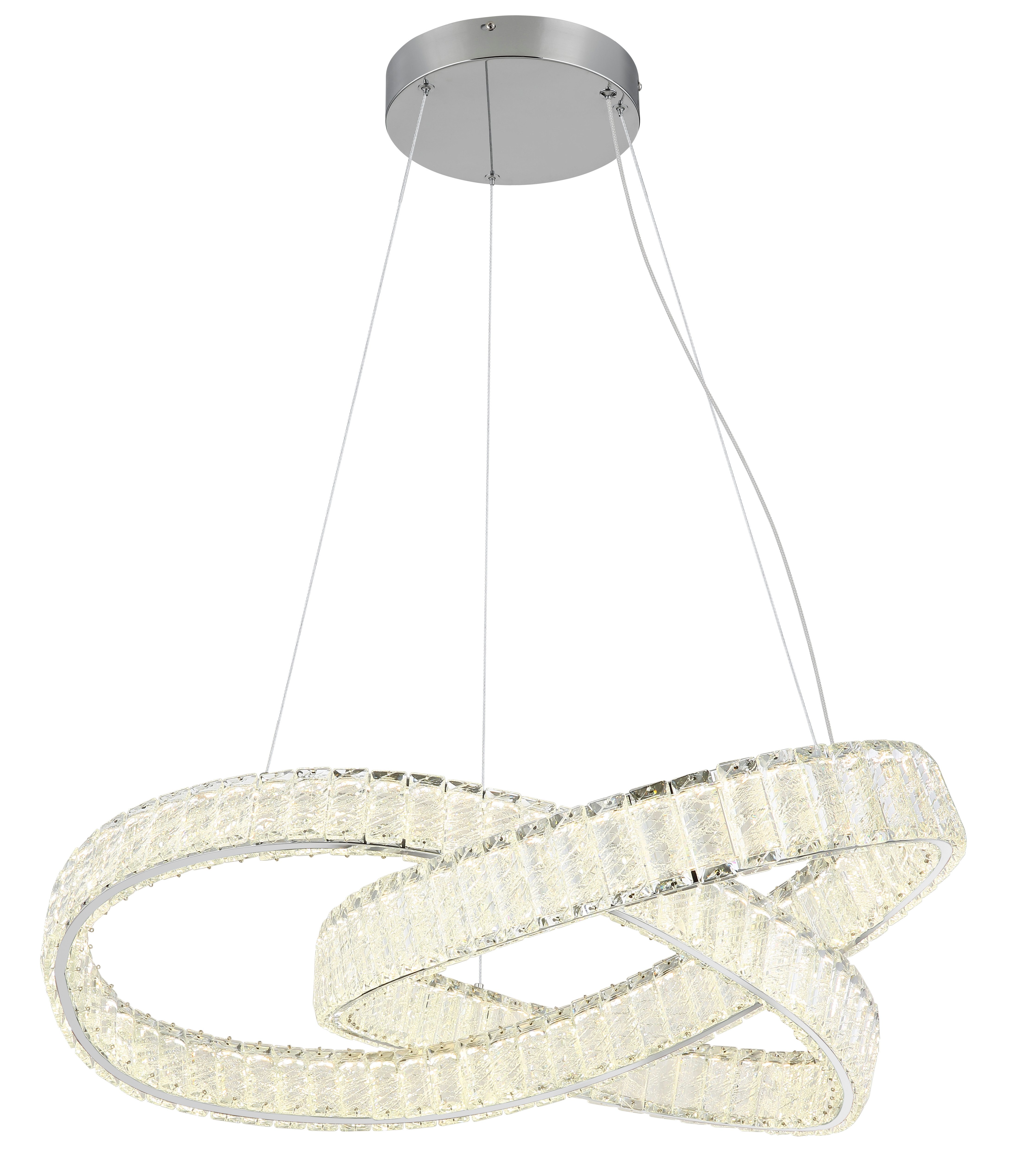 GLOBO LIGHTING Hängeleuchte MUCKY, Dimmfunktion, Memoryfunktion, Nachtlichtfunktion, mehrere Helligkeitsstufen, LED fest integriert, warmweiß - kaltweiß, Hängelampe Esszimmer-Leuchte Esstischleuchte Wohnzimmer