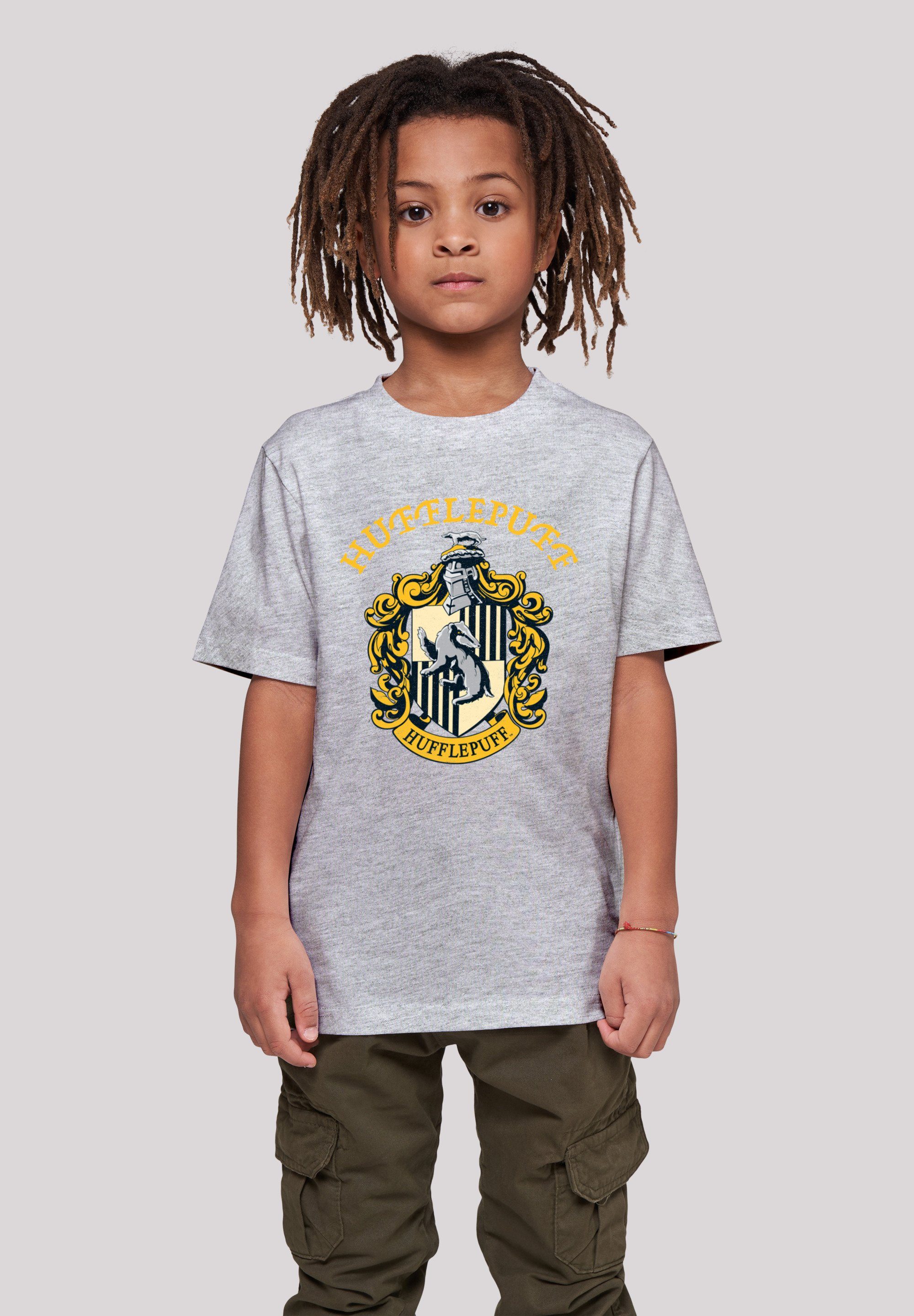 F4NT4STIC T-Shirt Harry Hufflepuff Crest Print Potter