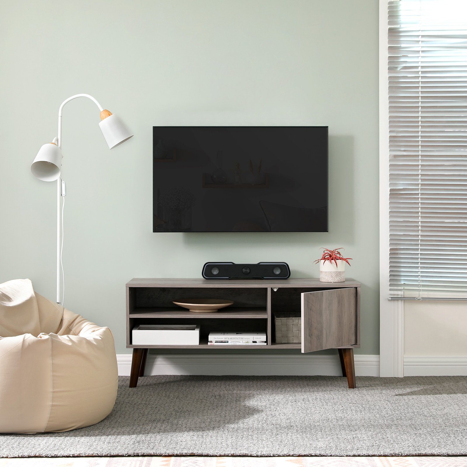 VASAGLE TV-Schrank »LTV009M01« Retro Lowboard, TV-Regal für Fernseher