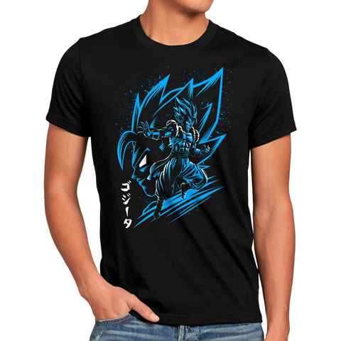 style3 Print-Shirt Herren T-Shirt Blue Superior super dragonball z gt songoku breakers the kakarot