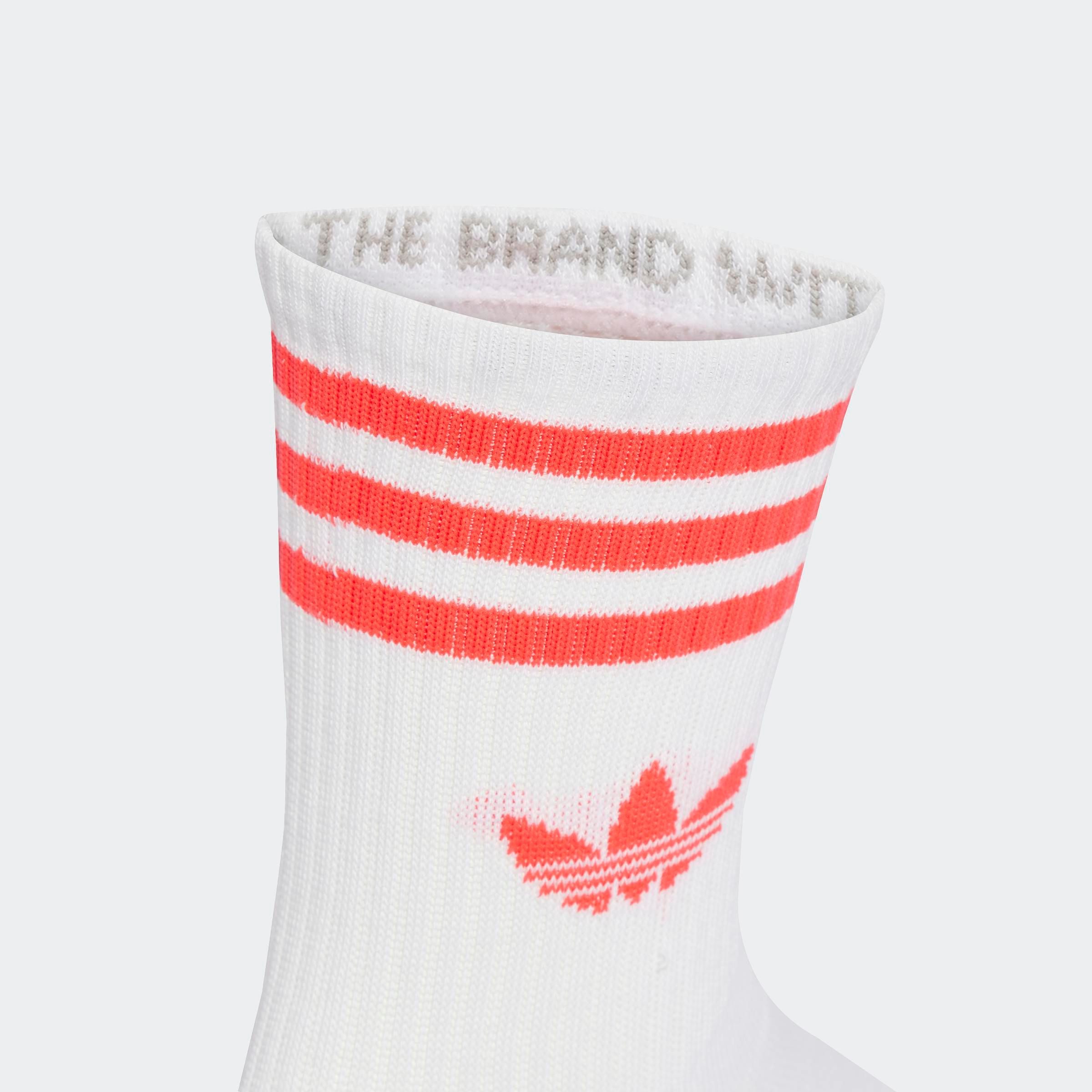 adidas Originals Sportsocken 3-STREIFEN CREW 3ER-PACK (3-Paar) knöchellange Passform, mit 3-Streifen
