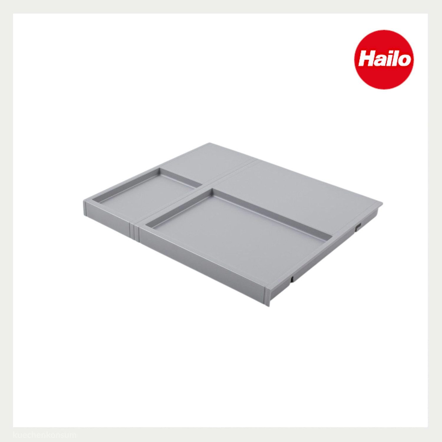 Hailo Einbaumülleimer Hailo Multideckel 1109739 Tablarboden 500 mit Unterteilung, Hailo Multideckel 1109739 Tablarboden 500 mit Unterteilung