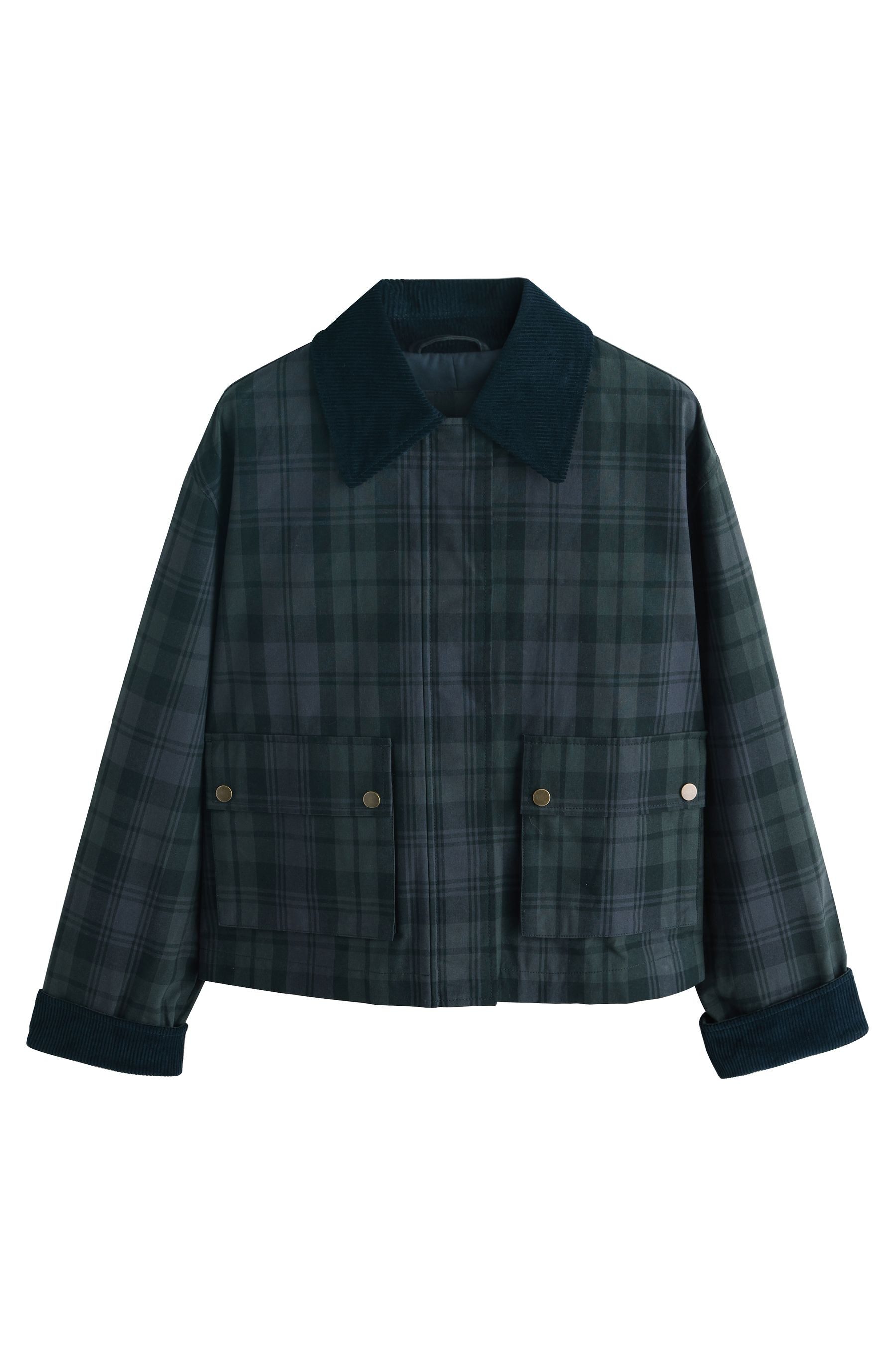 Kurzjacke Traditionelle Jacke mit Cordkragen