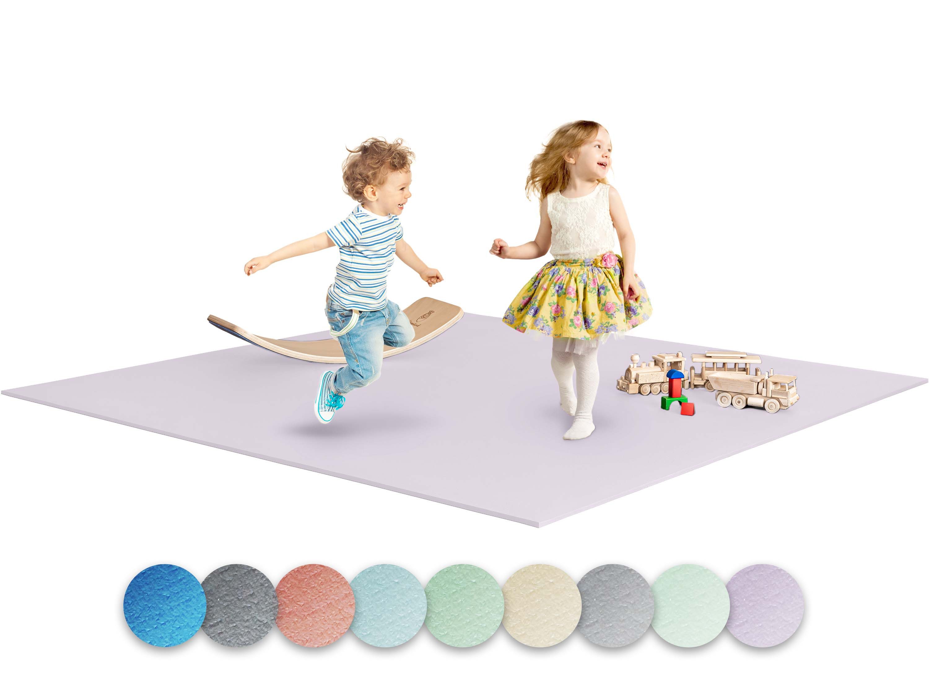 Ehrenkind Spielmatte Krabbelmatte Pro, rutschfeste Babymatte, Spielmatte (Exzellenter Schutz beim Spielen & Toben, Warm, isolierend & weich, 180x240 cm), Extra dick und soft, Made in Germany, Oeko-Tex 100, Spielmatte Baby