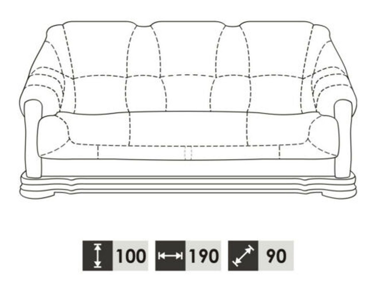 Sofas, in Sofagarnitur Made Europe Sofa 2 Teile, 3+1 JVmoebel Sitzer Wohnlandschaft Klassischer
