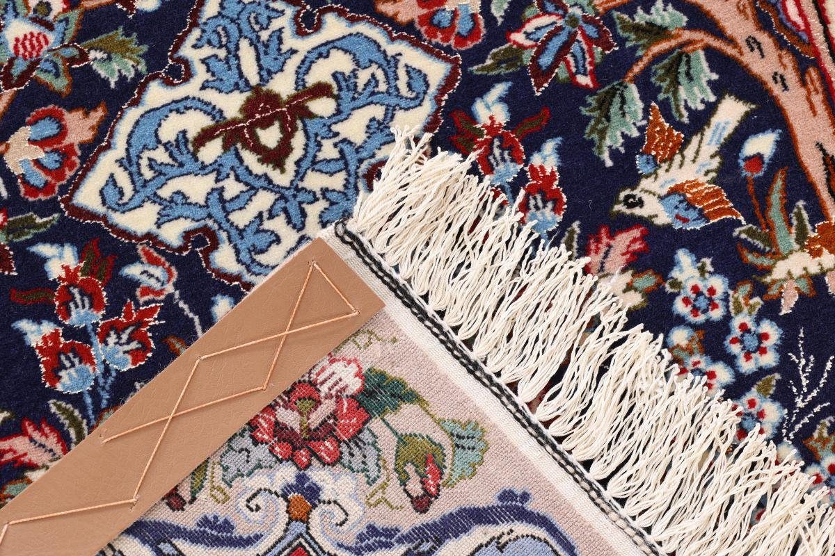 Orientteppich Isfahan Seidenkette 72x109 Handgeknüpfter Höhe: rechteckig, Nain Orientteppich, 8 Trading, mm