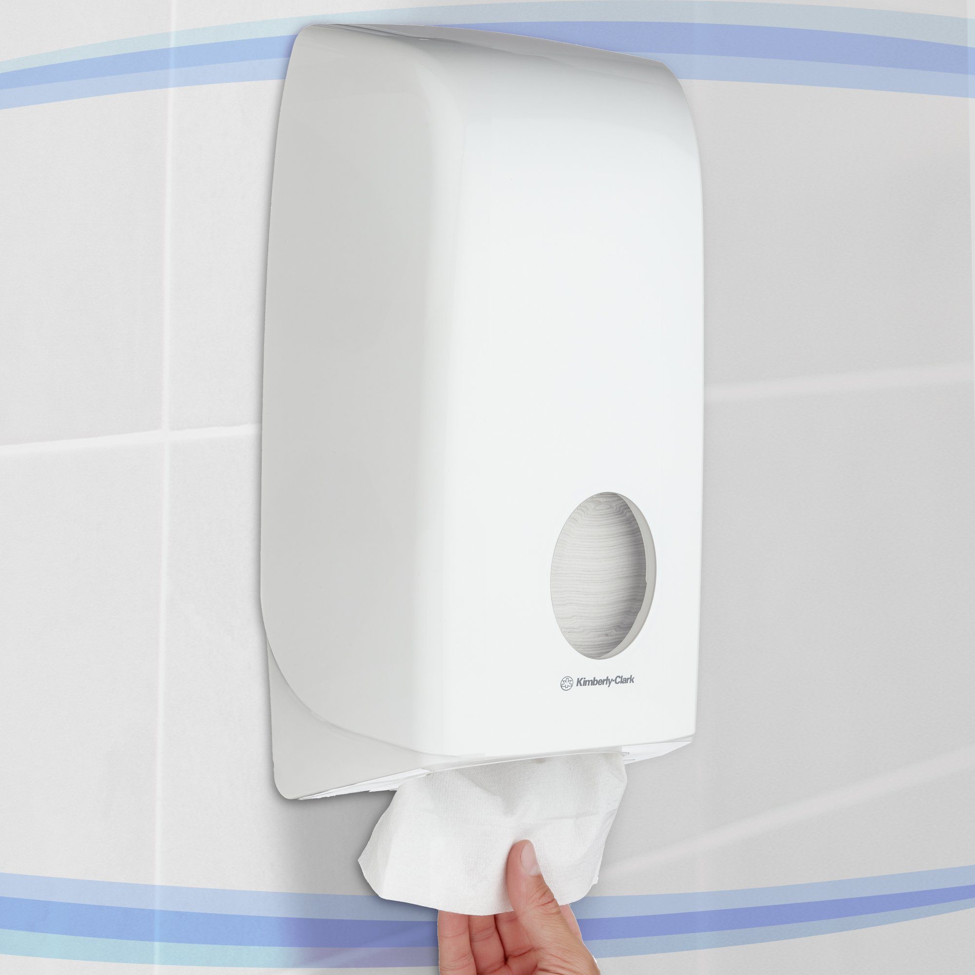 KIMBERLY-CLARK Toilettenpapierhalter Aquarius™ Toilettenpapierspender Weiß