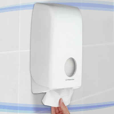 KIMBERLY-CLARK Toilettenpapierhalter Aquarius™ Toilettenpapierspender Weiß