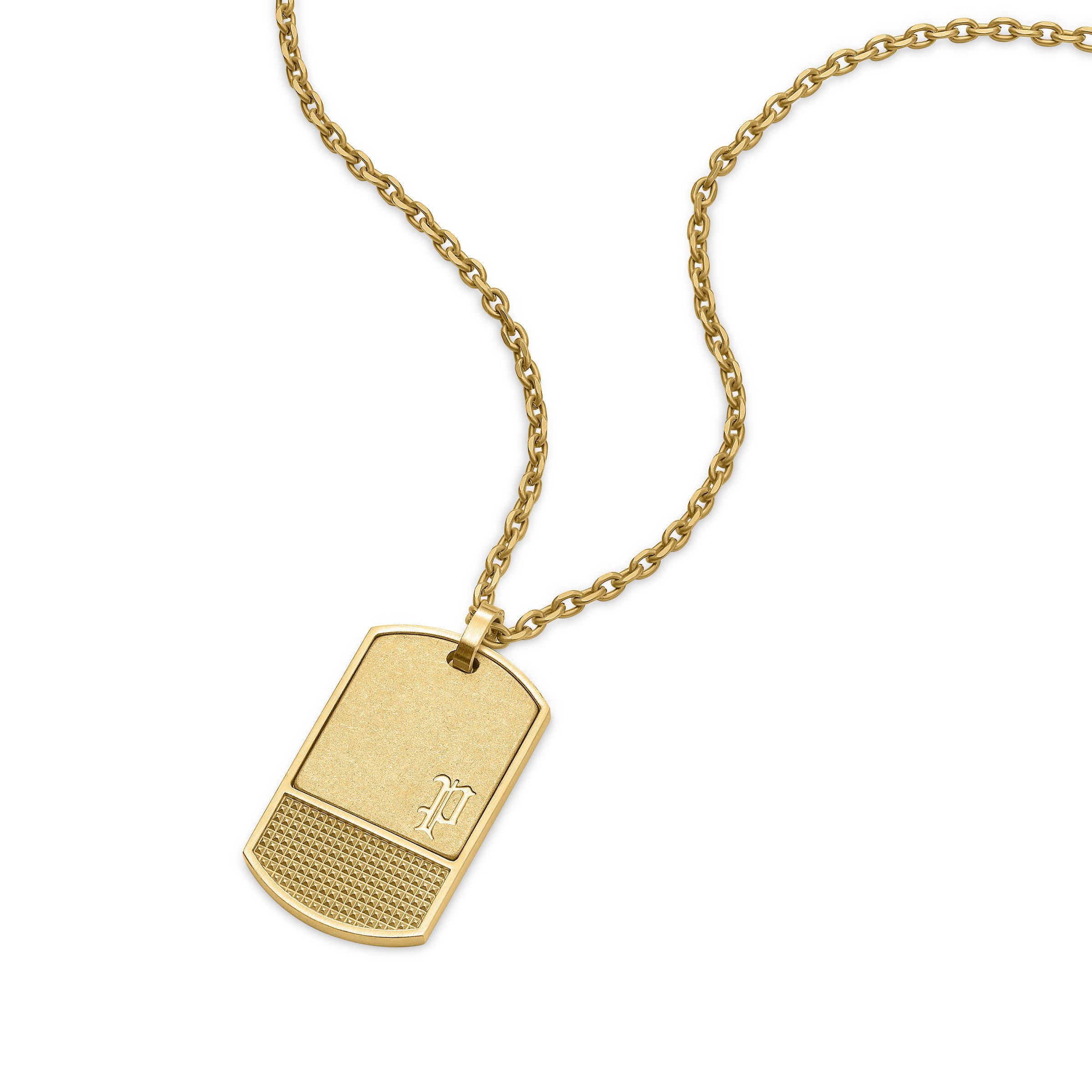 Police Kette mit Anhänger Identity Dog Tag