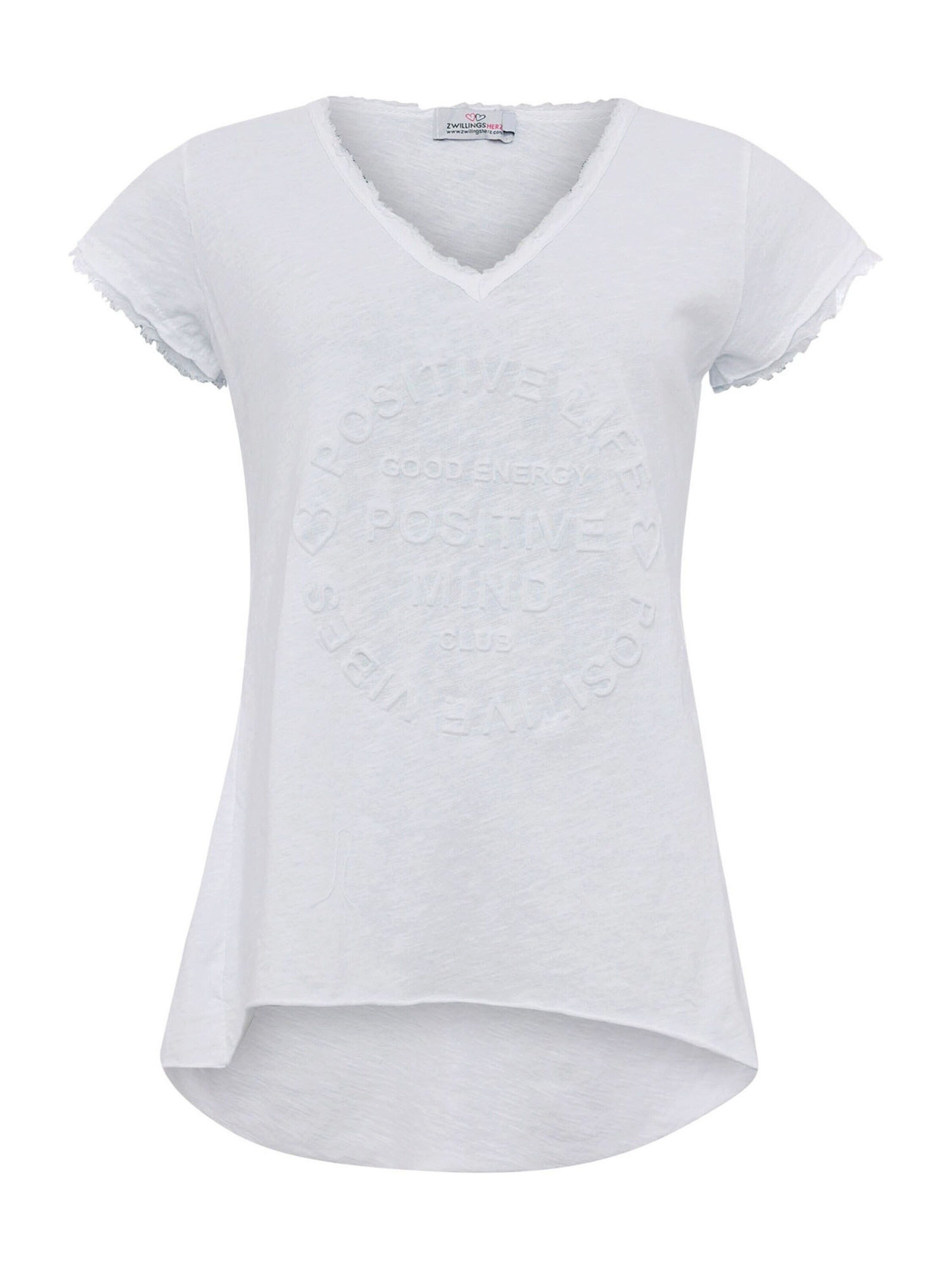 Zwillingsherz T-Shirt Positive Mind (1-tlg) Weiteres Detail günstig online kaufen