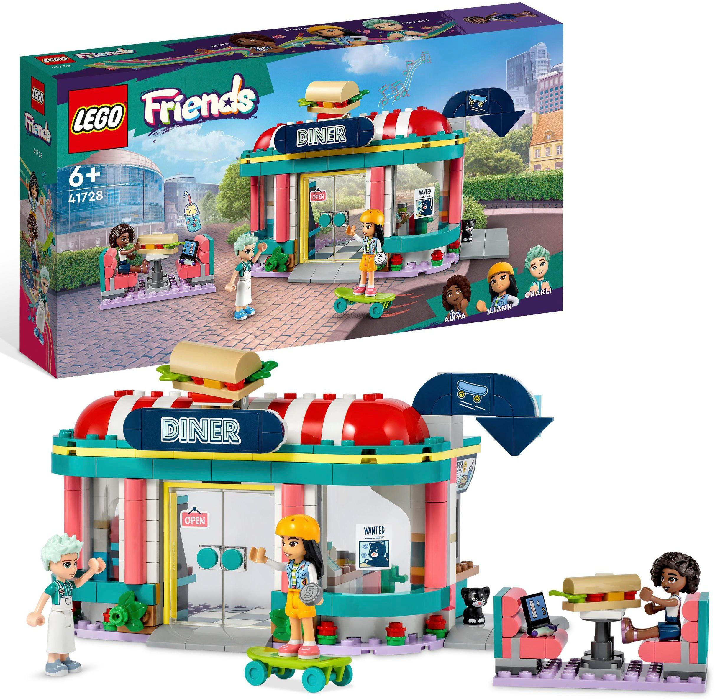 LEGO® Konstruktionsspielsteine Restaurant (41728), LEGO® Friends, (346 St), Made in Europe