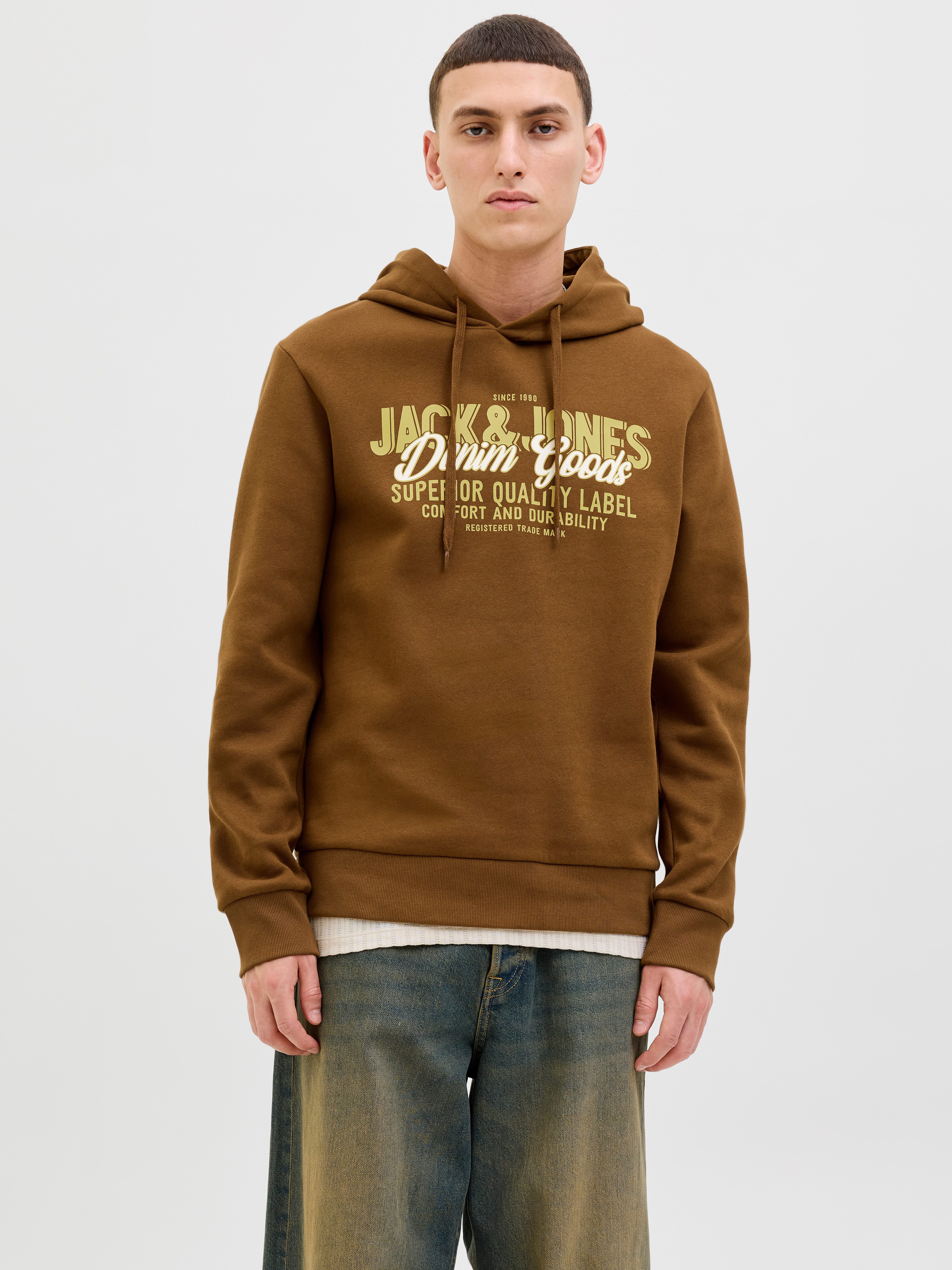 Jack & Jones Kapuzensweatshirt JJELOGO SWEAT günstig online kaufen