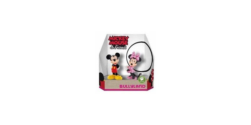 BULLYLAND Spielfigur Bullyland 15083 - Mickey Mouse Geschenk-Set, Micky und Minnie, 2-er...