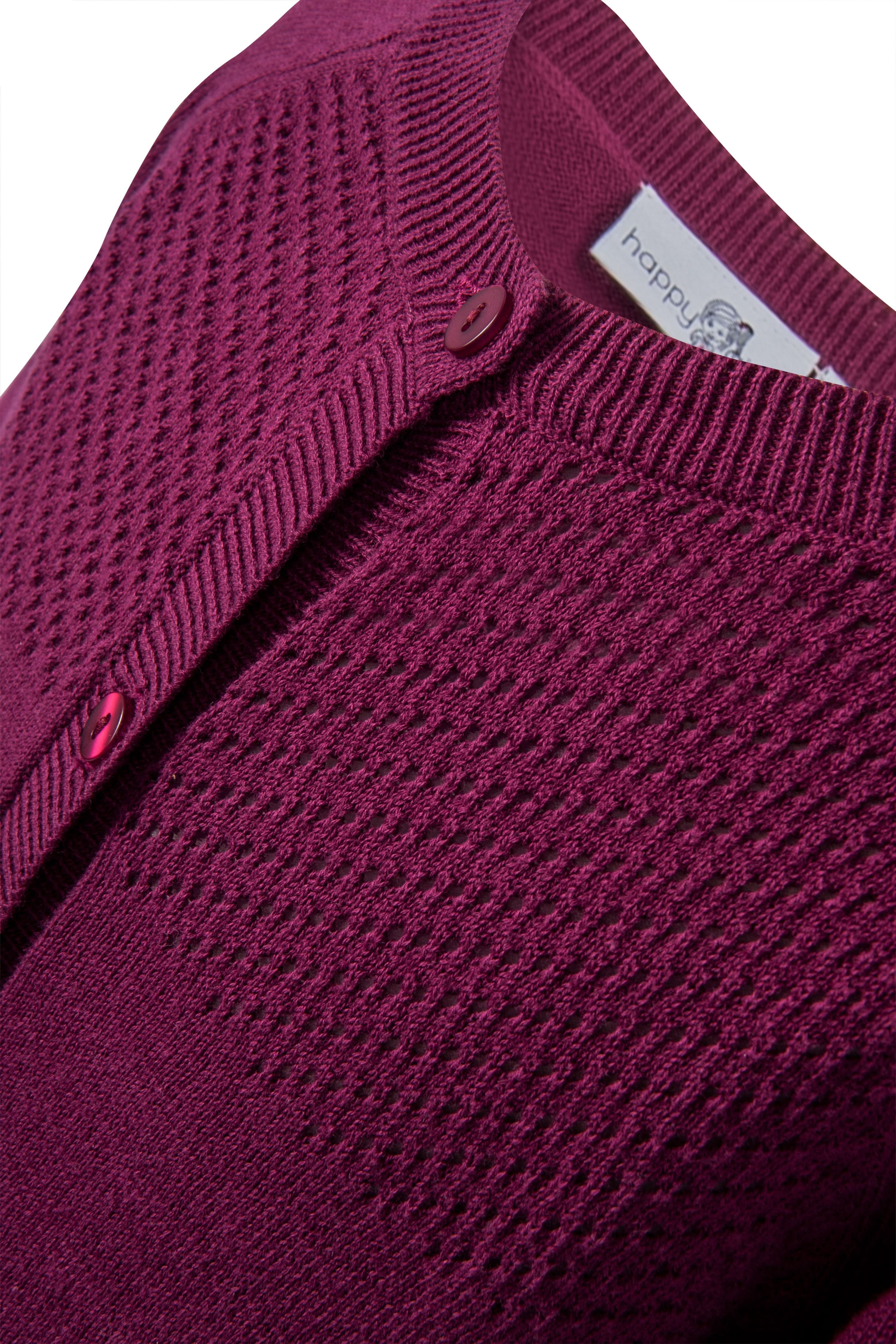 happy girls Strickjacke mit hochwertigem Strickmuster im vorderen Brustbereich – Bild 5 von 5