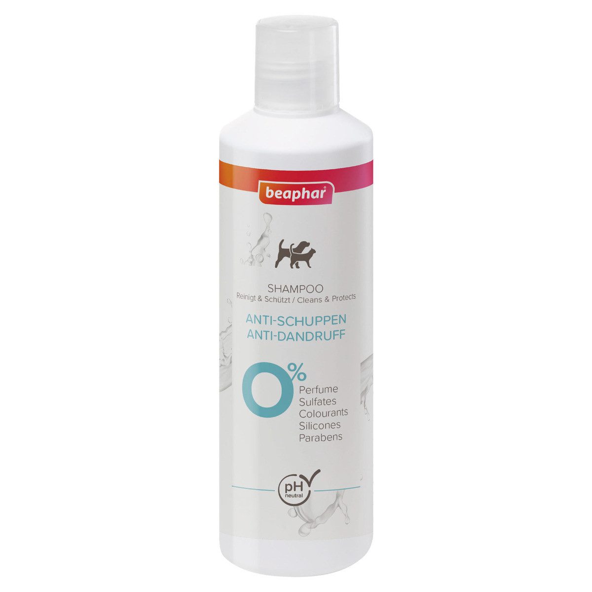 beaphar Tiershampoo Anti-Schuppen Shampoo 250 ml für Hunde, 100 ml
