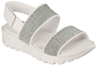 Skechers FOOTSTEPS- Sandale, Sommerschuh, Sandalette, Klettschuh, in funkelnder Optik