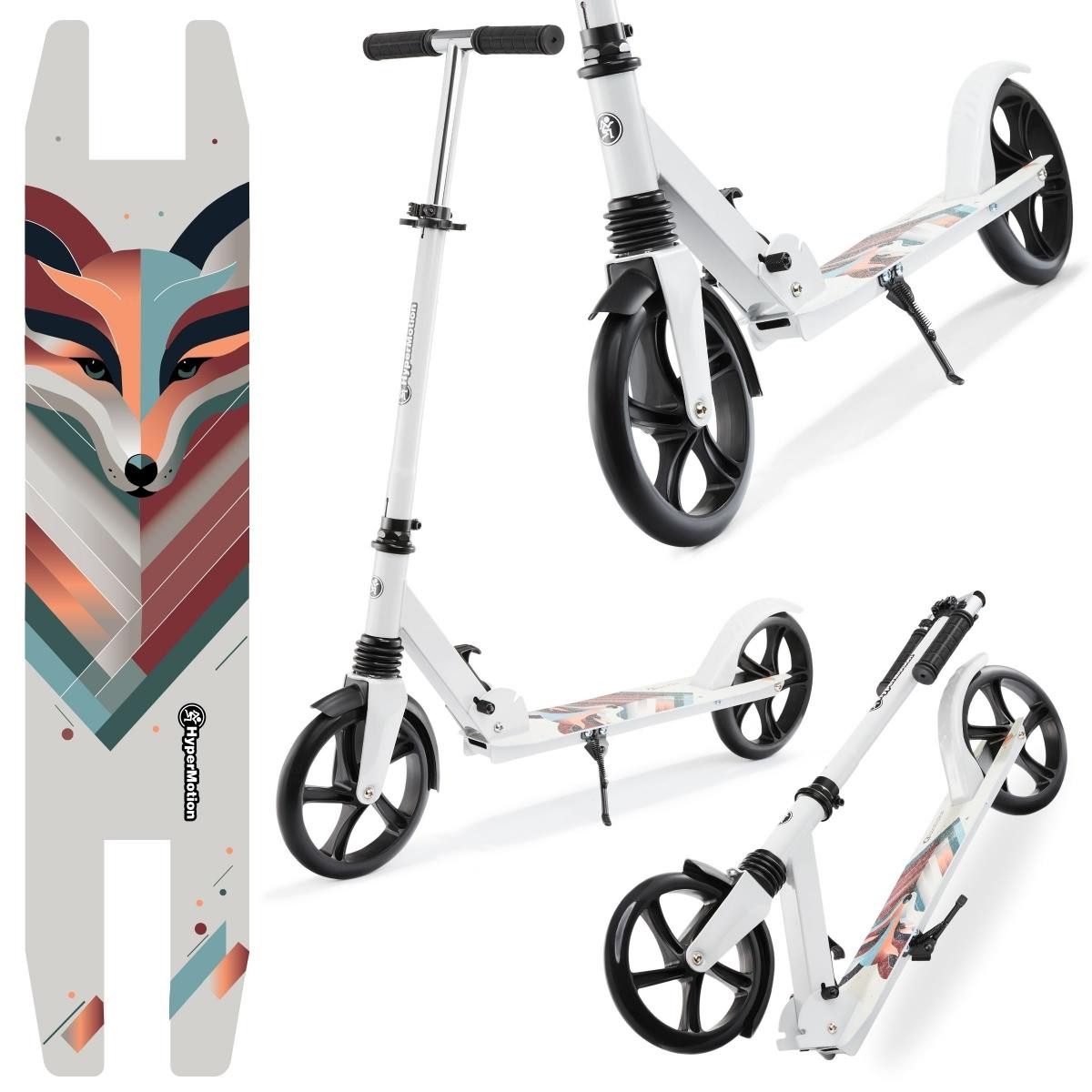 HyperMotion Scooter CITY SWIFT Scooter – faltbar, für Jugendliche & Erwachsene, 0 km/h