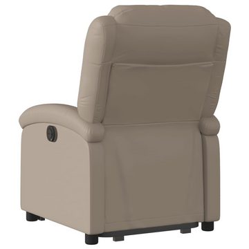 vidaXL Sessel Relaxsessel mit Aufstehhilfe Elektrisch Cappuccino Kunstleder (1-St)