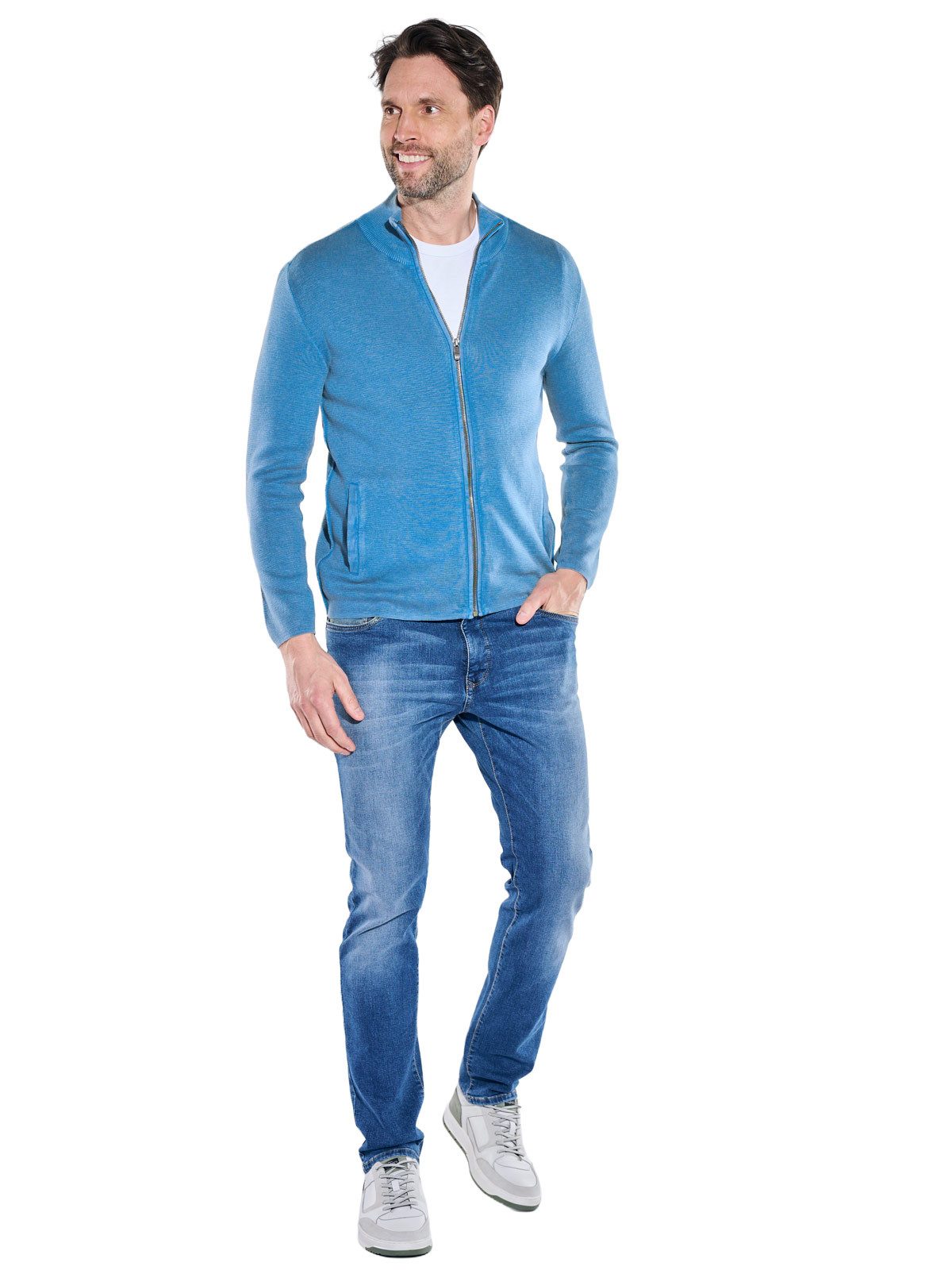Engbers Cardigan Herren Cardigan, Royalblau