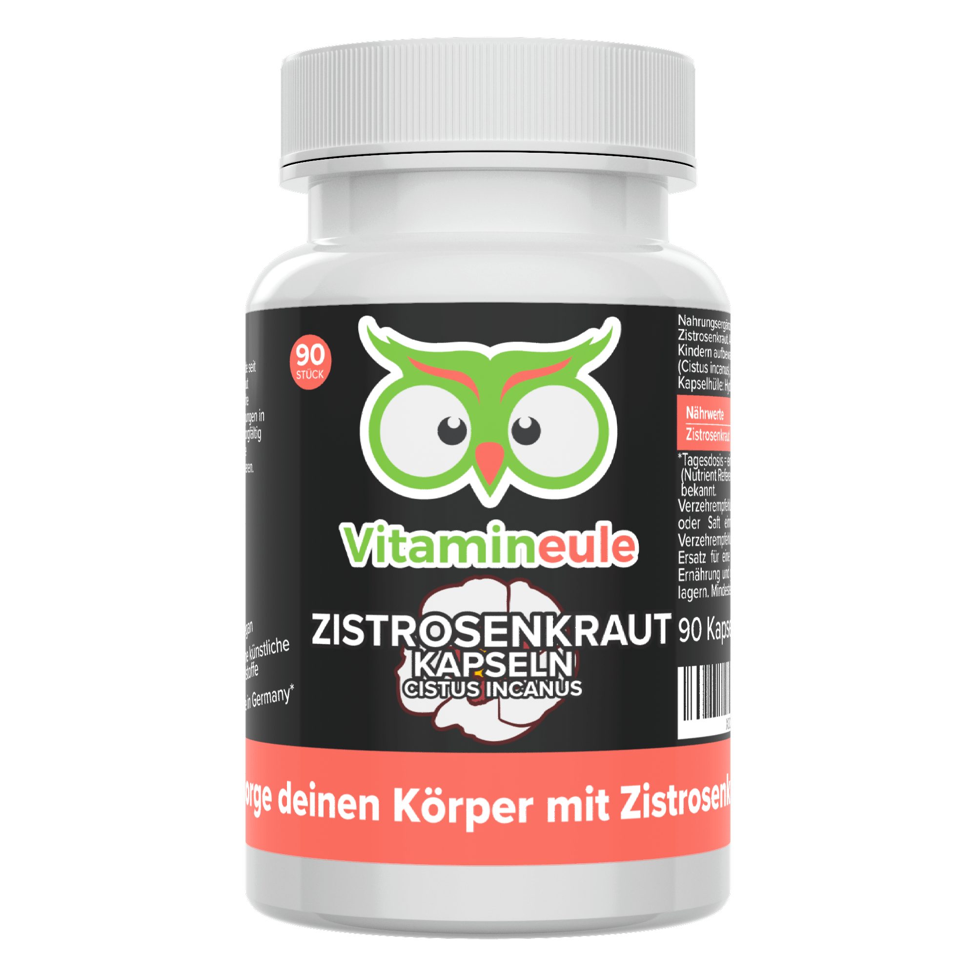 Zistrosenkraut Kapseln - 500 mg Zistrosenkraut - Cistus Incanus - Kapsel